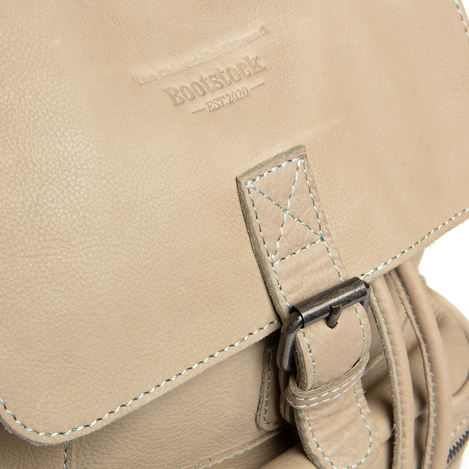 Leather Backpack Ocean Green Westwick - Image 5