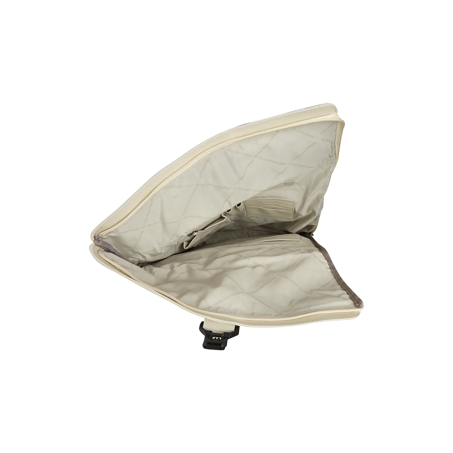 Leather Laptop Backpack Off White Trondheim - Image 5