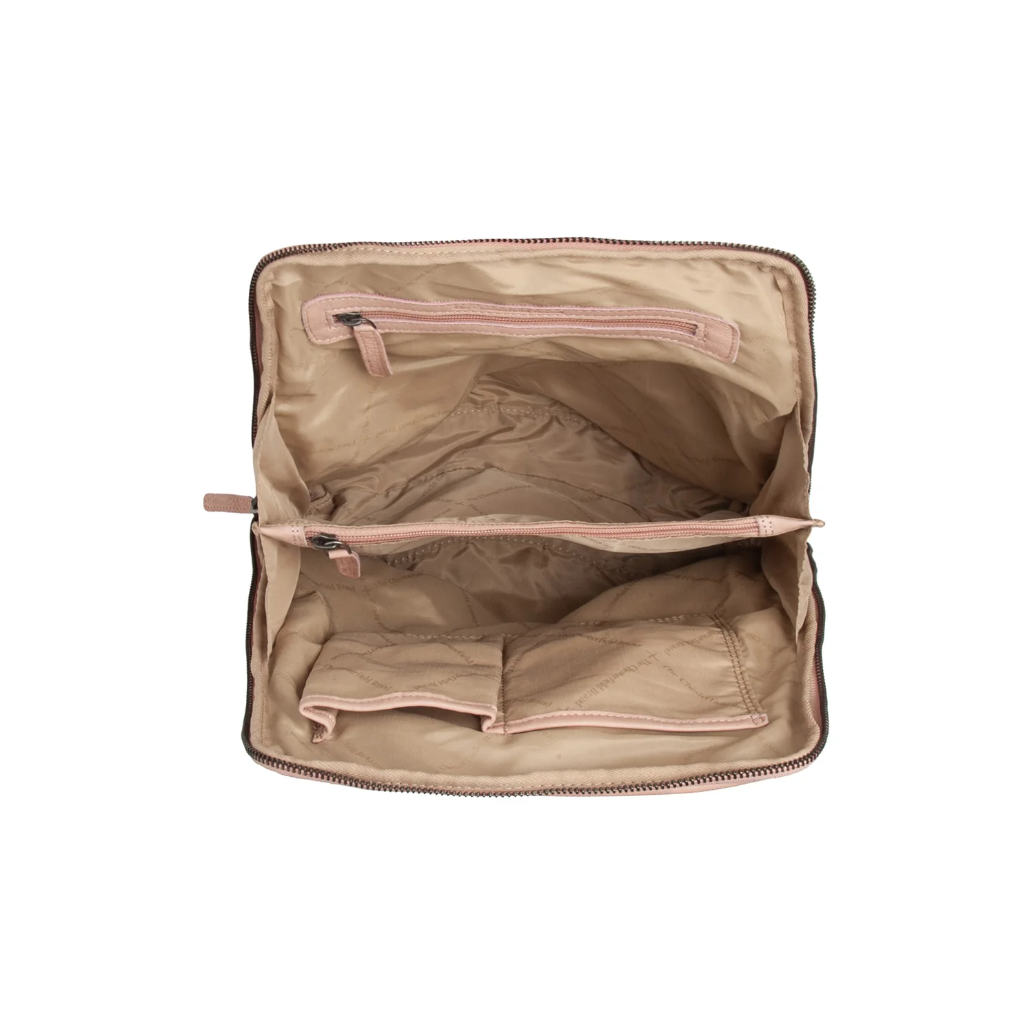 Leather Backpack Vintage Rose Bern - Image 4