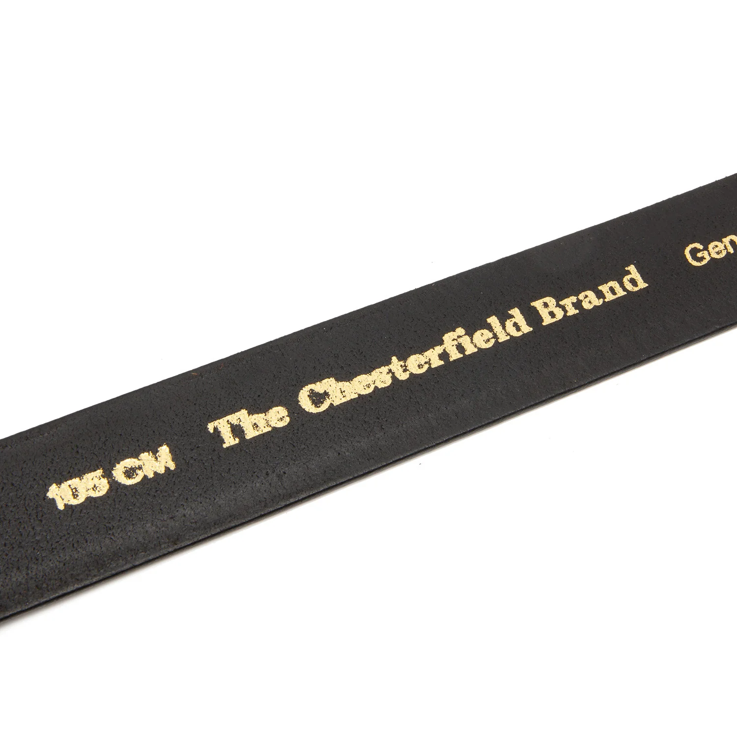 Leather Belt Black Manovo - Image 3