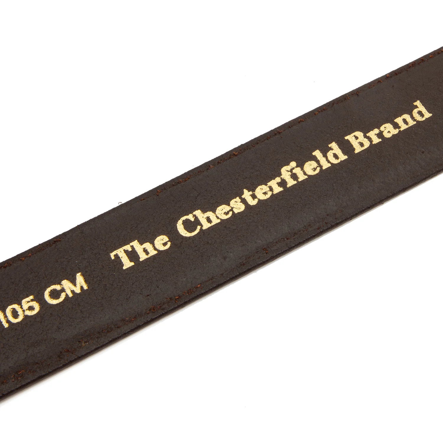 Leather Belt Brown Manovo - Image 3