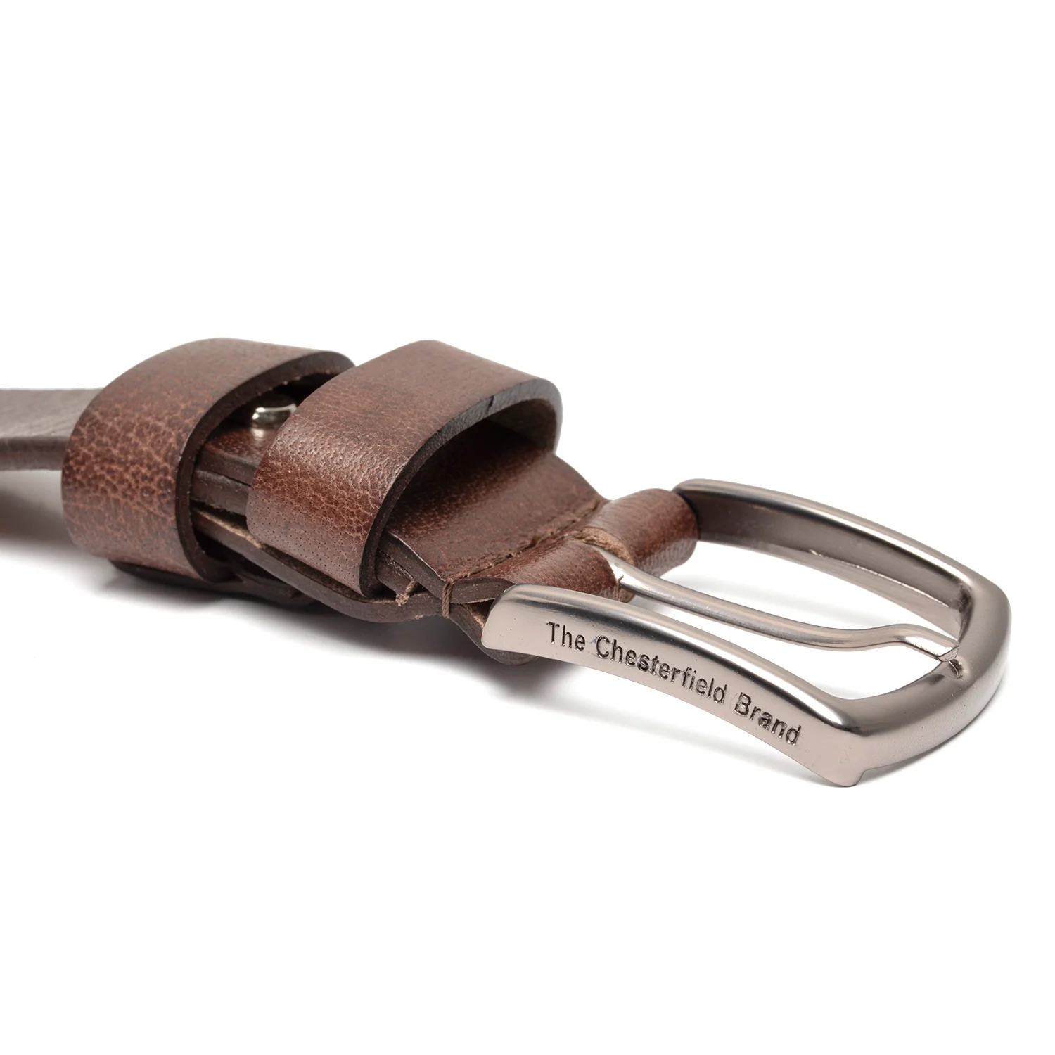 Leather Belt Brown Morrison - Image 2