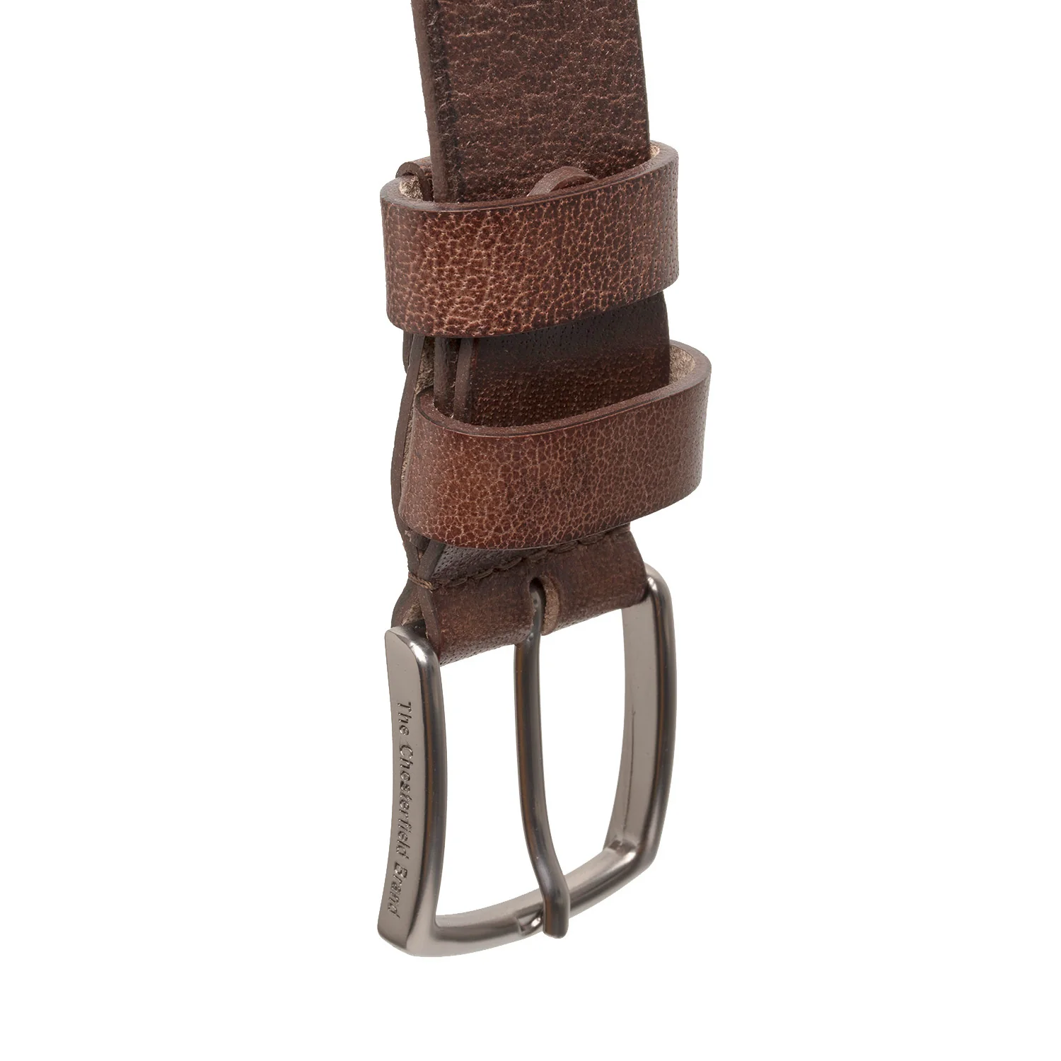 Leather Belt Brown Morrison - Image 3