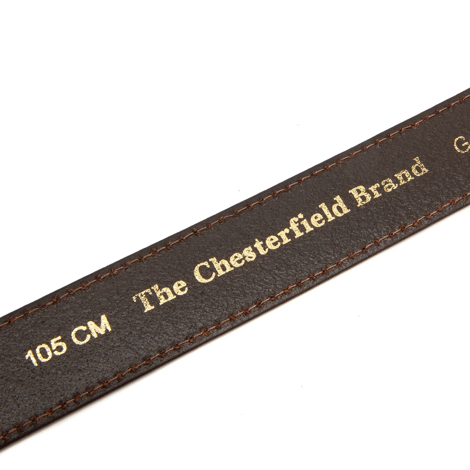 Leather Belt Brown Tanaro - Image 3
