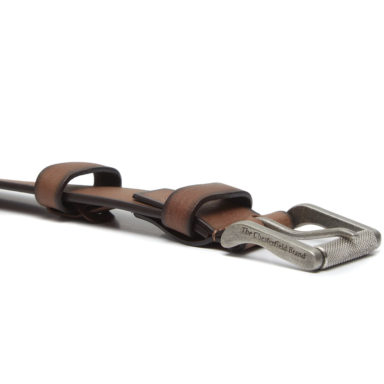 Leather Belt Cognac Aayden - Image 4