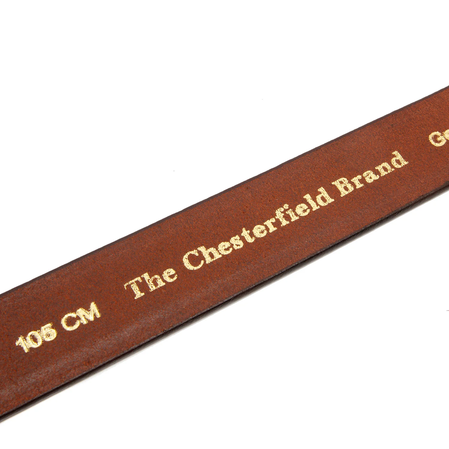 Leather Belt Cognac Manovo - Image 3