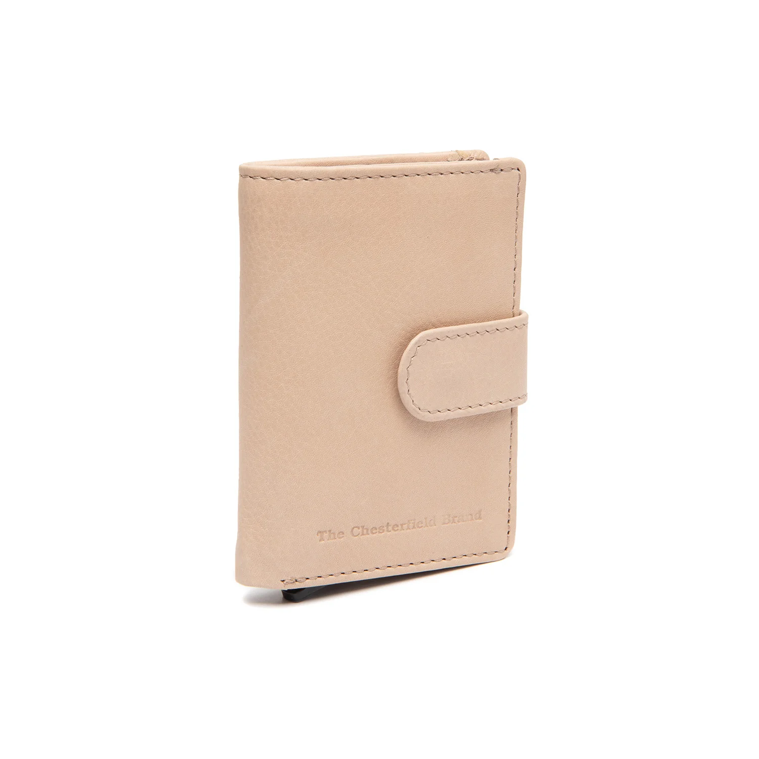 Leather Card Holder Beige Kaunas - Image 6
