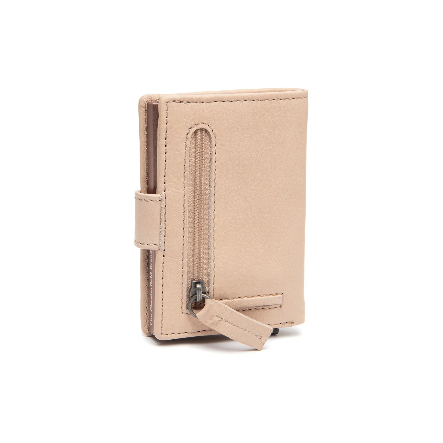 Leather Card Holder Beige Kaunas - Image 7