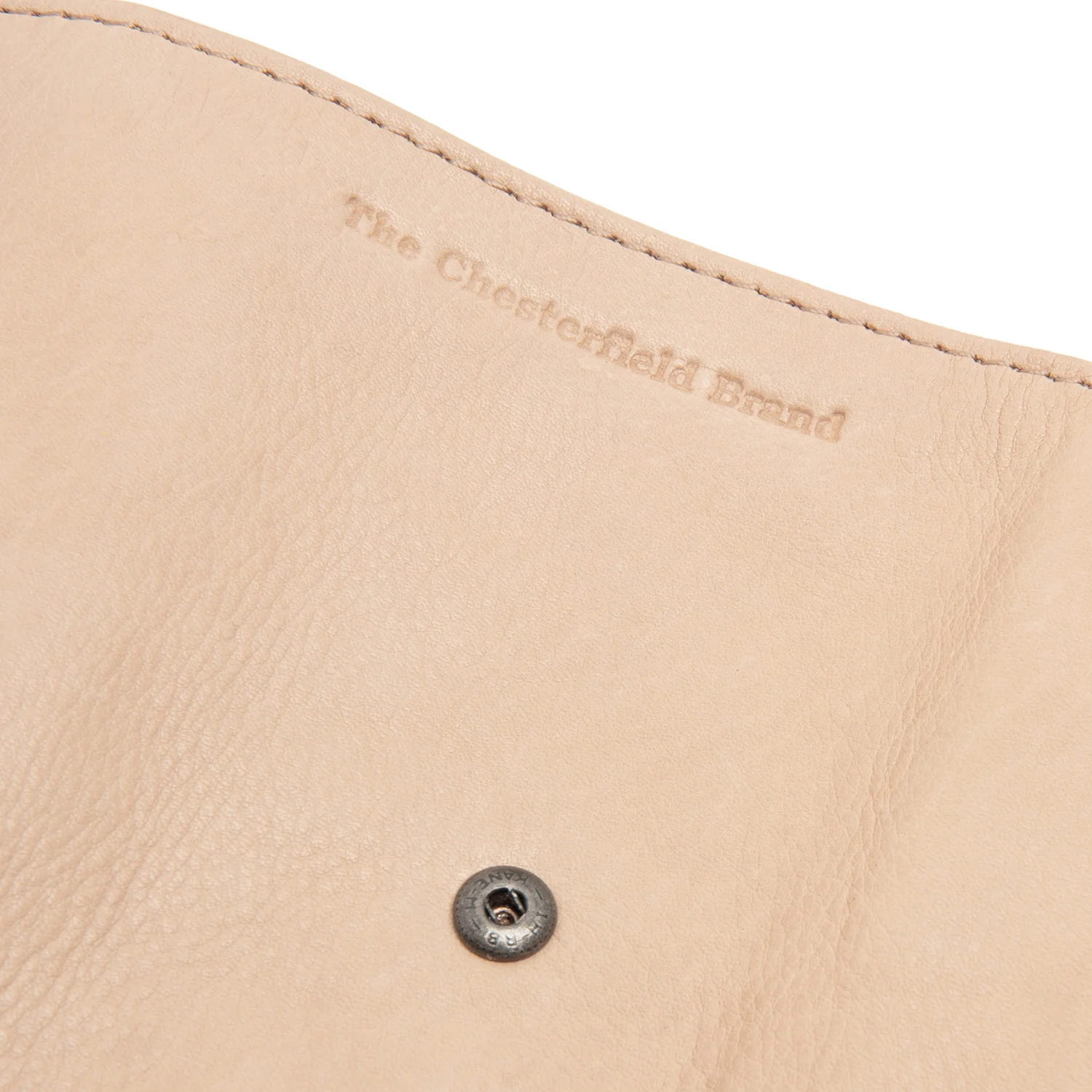 Leather Card Holder Beige Nivala - Image 4