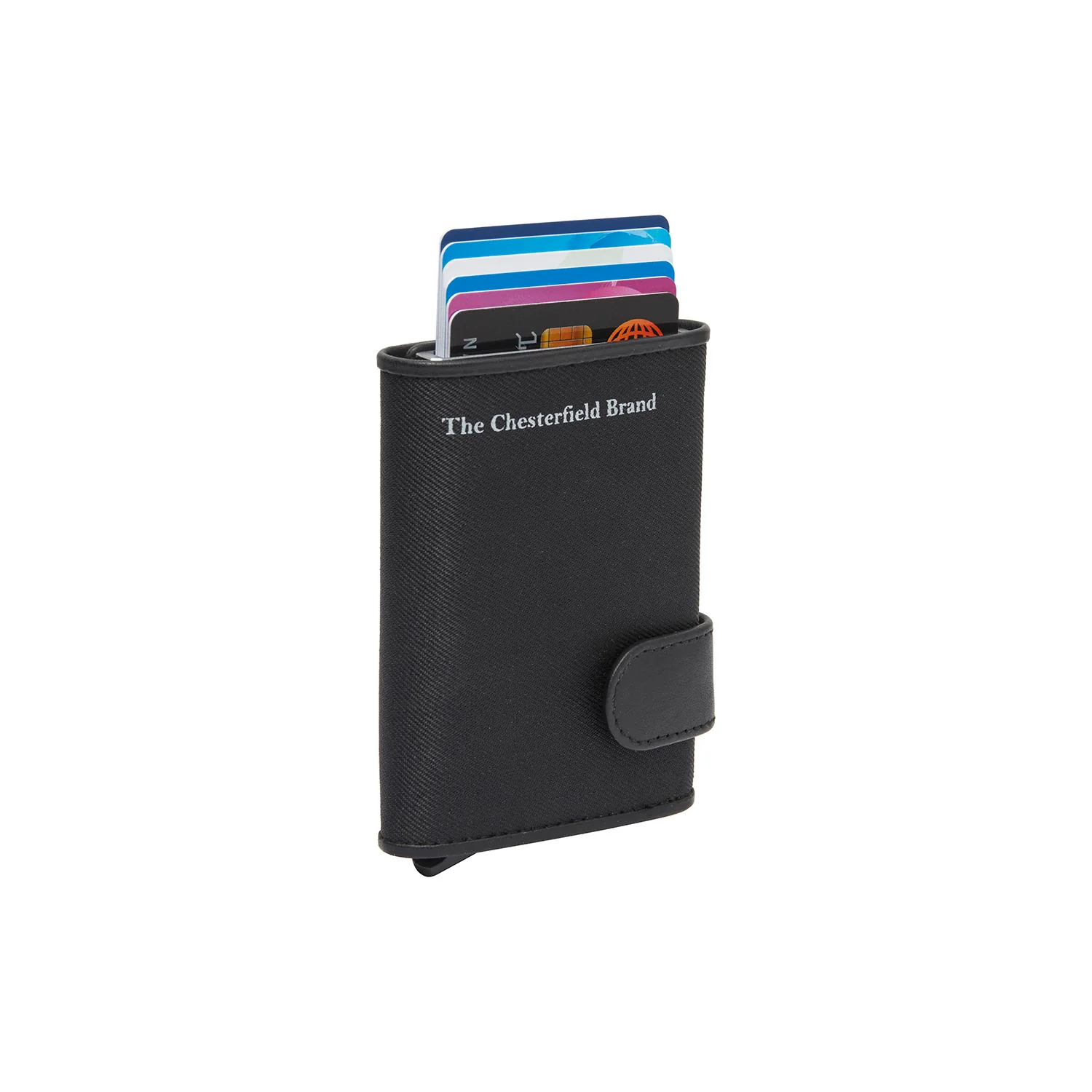 Leather Card Holder Black Delsbo