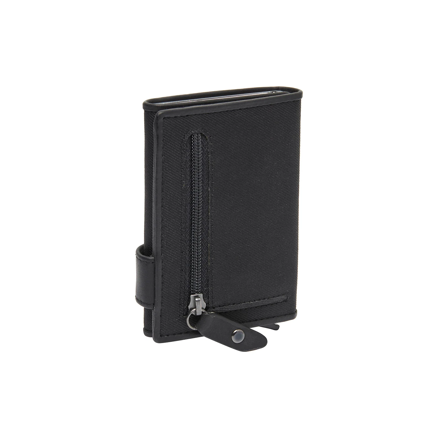 Leather Card Holder Black Delsbo - Image 6