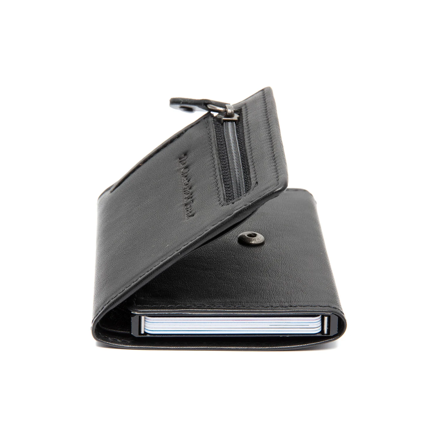 Leather Card Holder Black Gabriela - Image 4