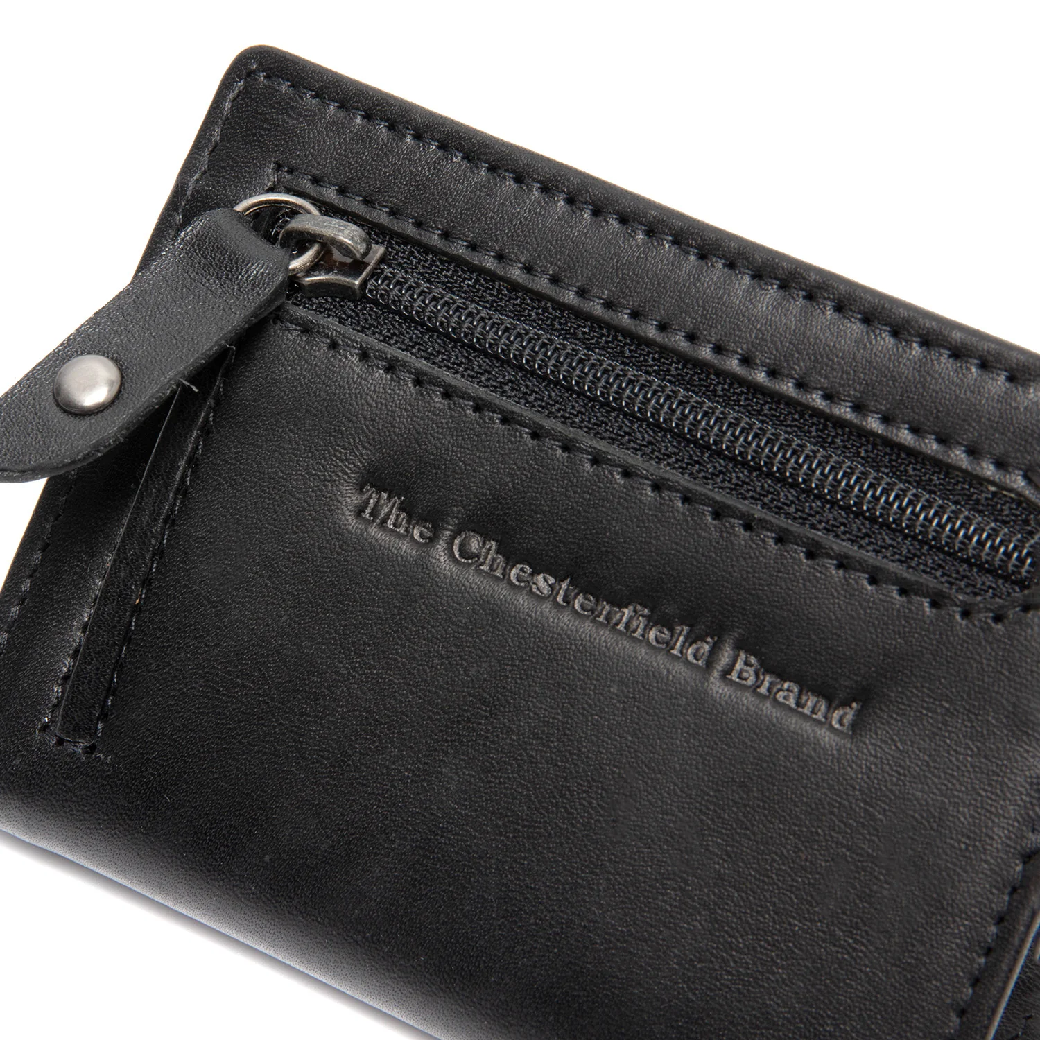 Leather Card Holder Black Gabriela - Image 5