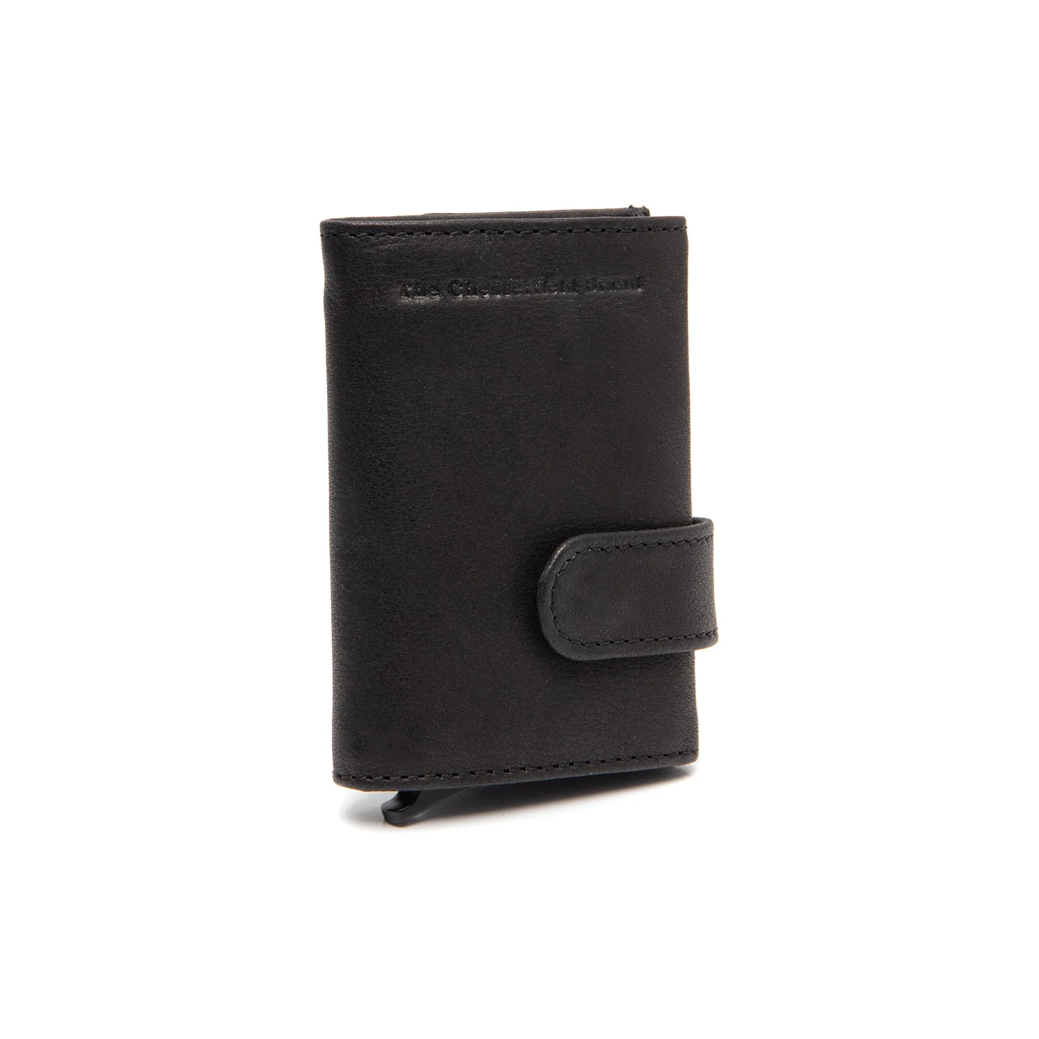 Leather Card Holder Black Iriona - Image 5