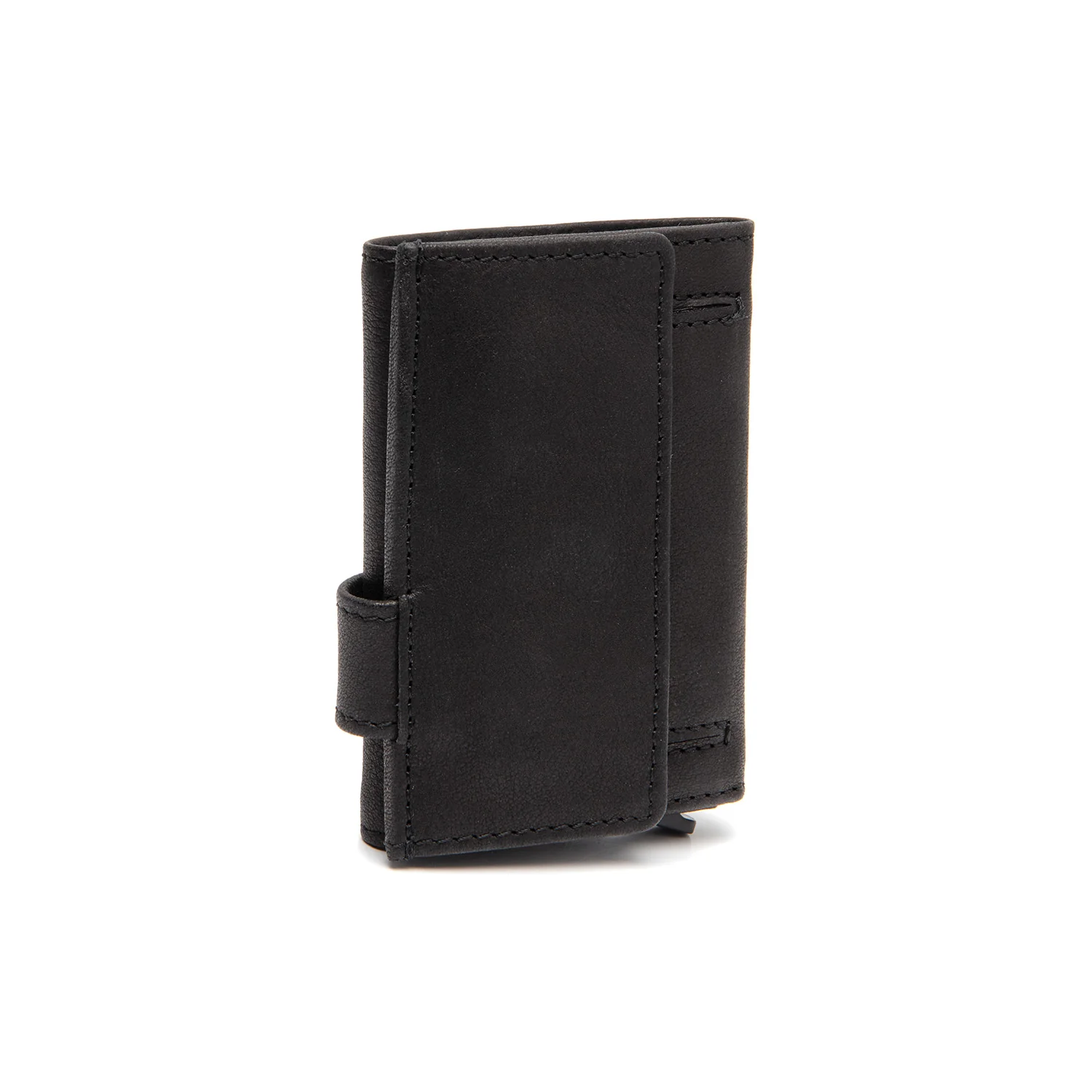 Leather Card Holder Black Iriona - Image 6