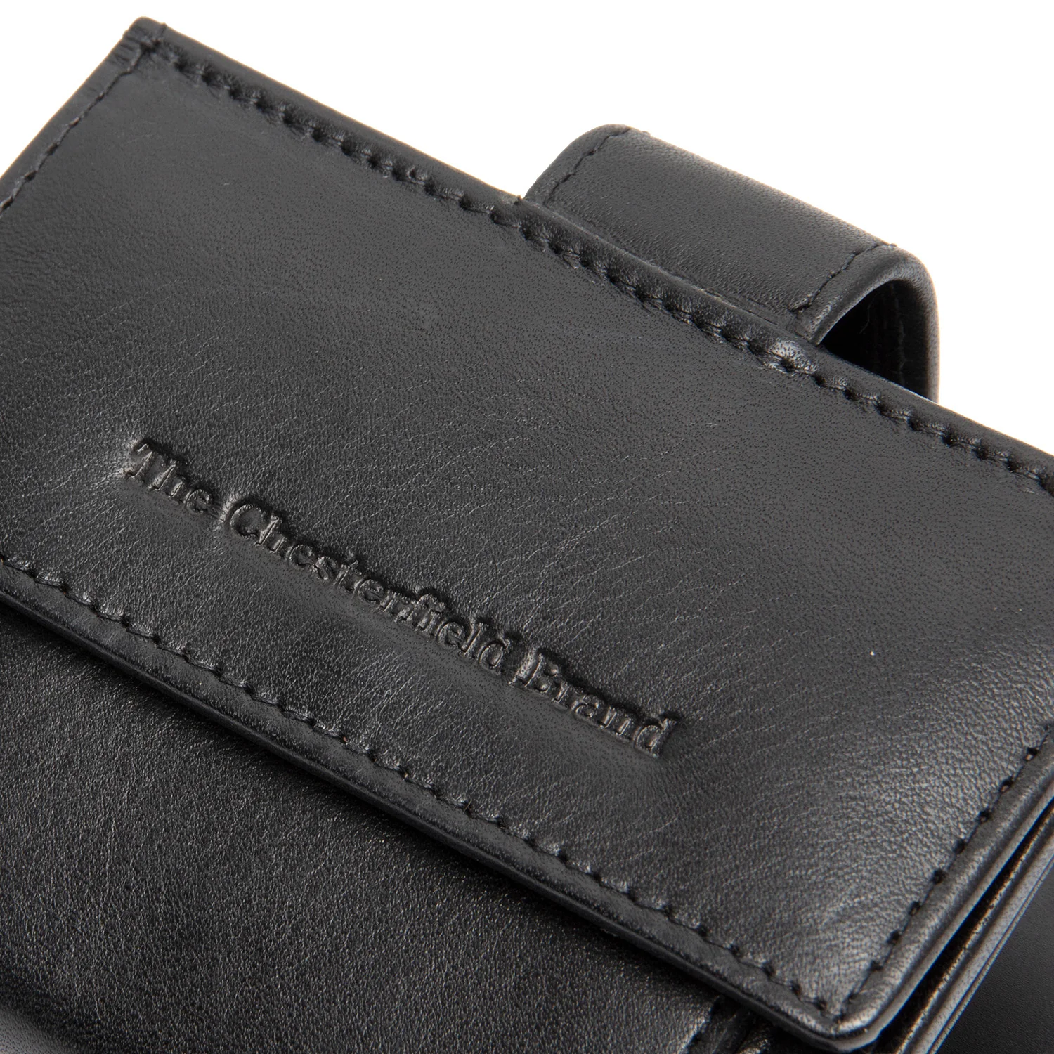 Leather Card Holder Black Lesina - Image 4