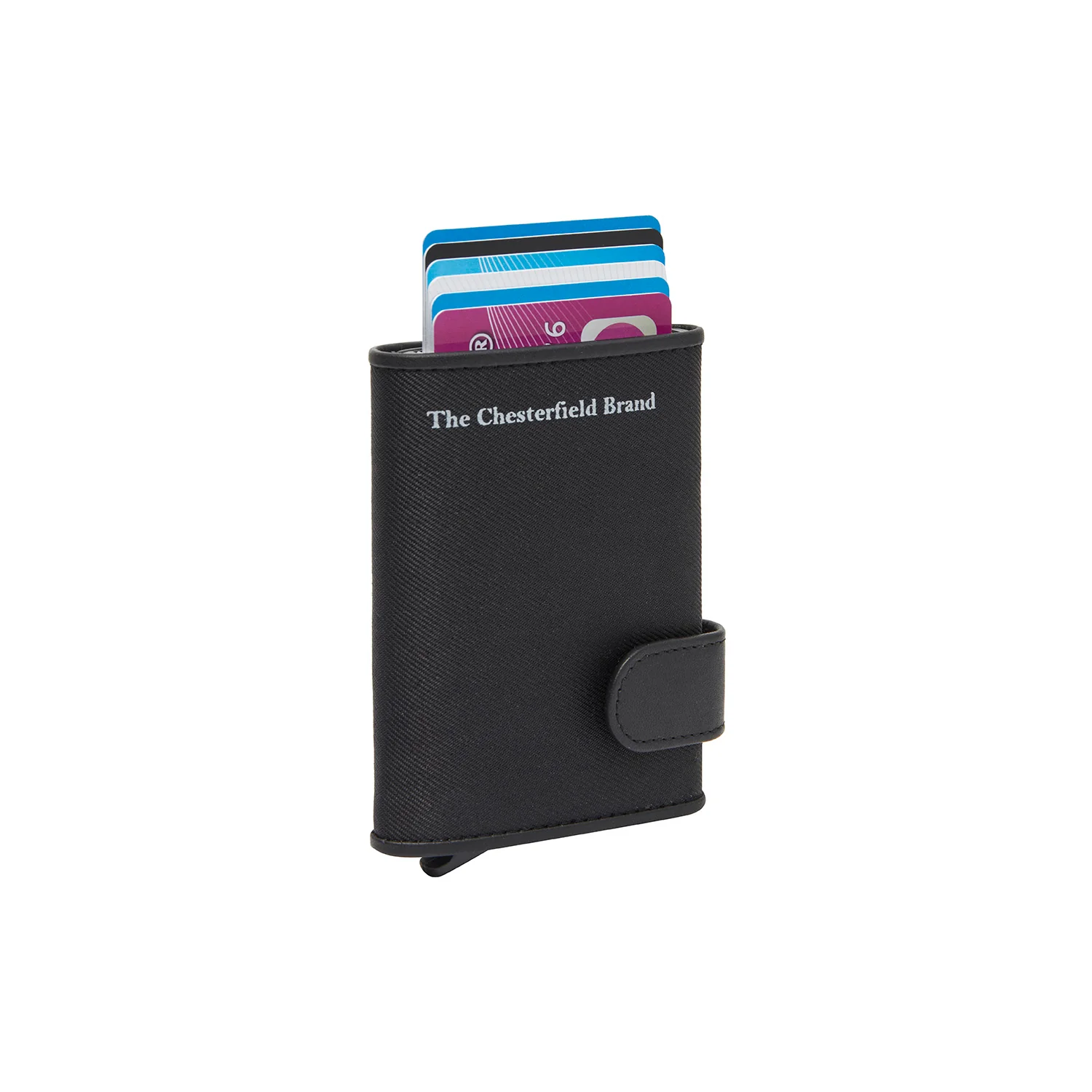 Leather Card Holder Black Sabana