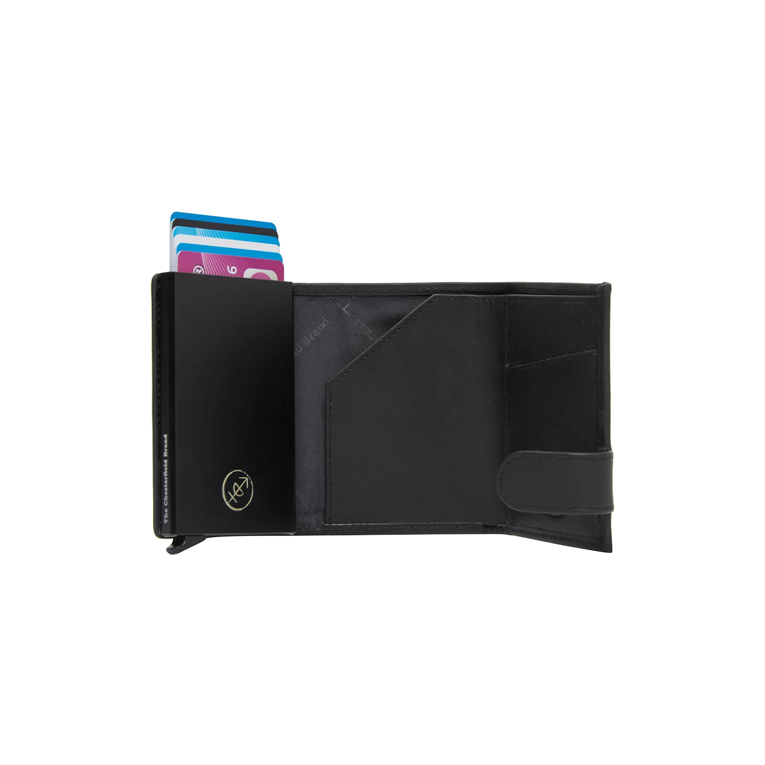 Leather Card Holder Black Sabana - Image 2
