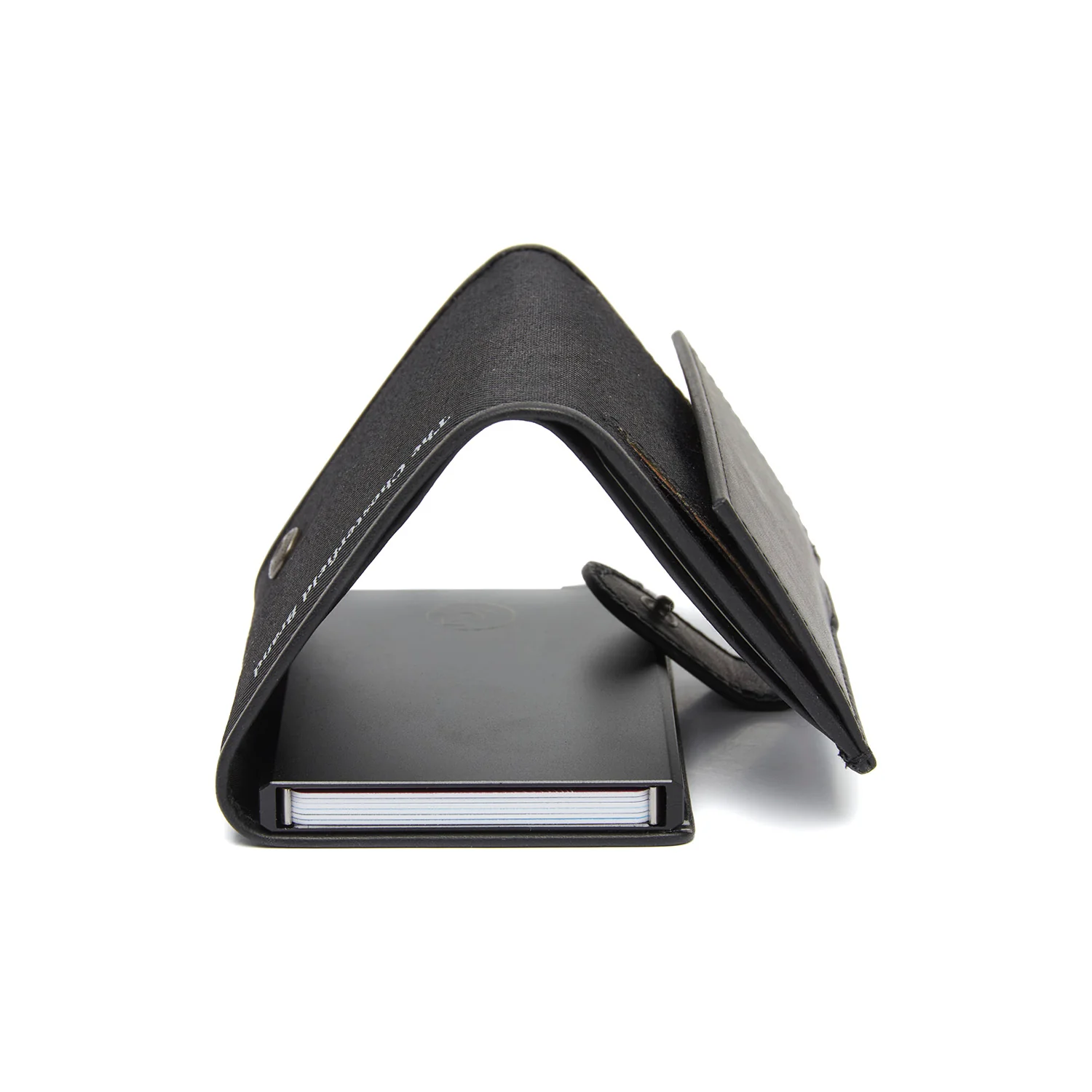 Leather Card Holder Black Sabana - Image 3