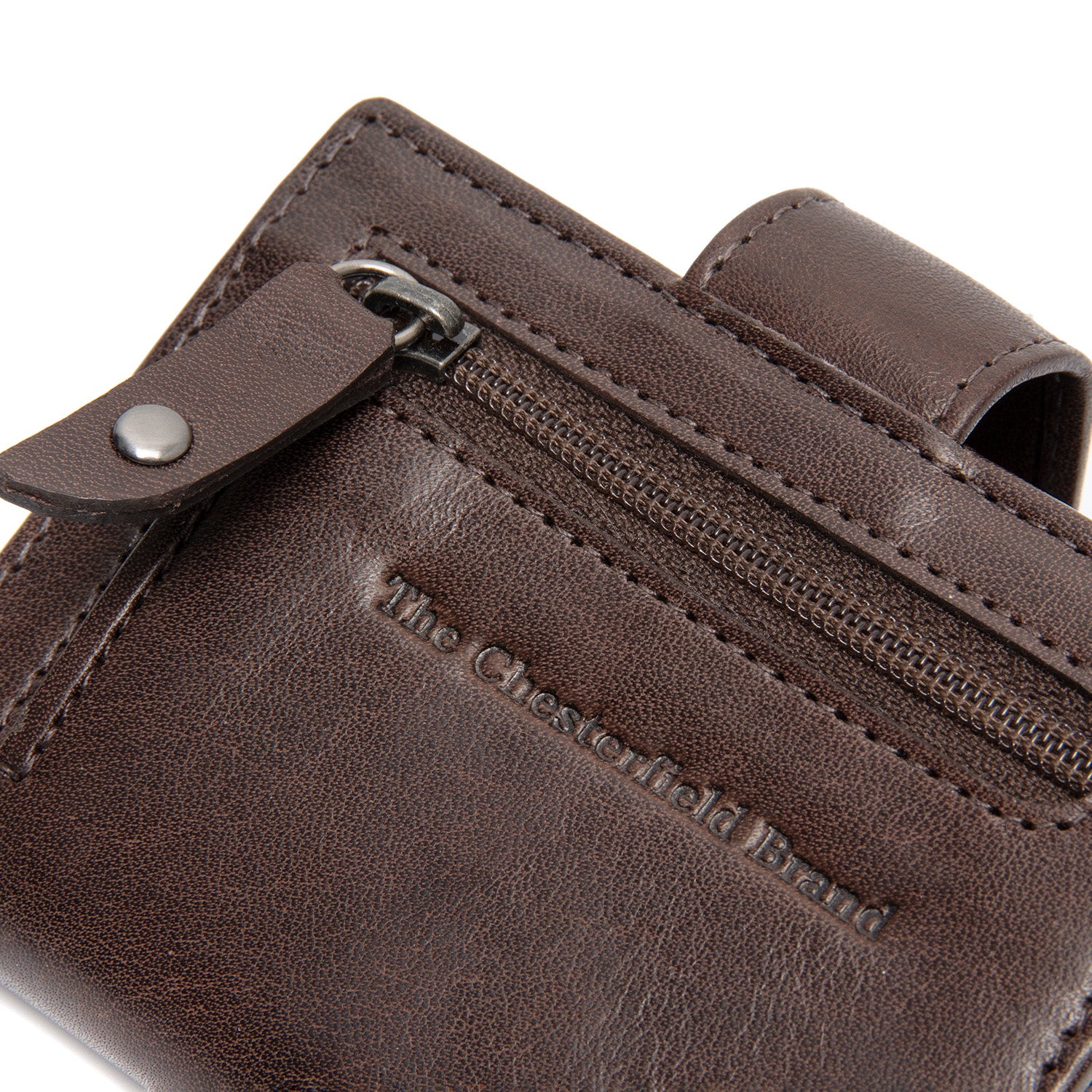 Leather Card Holder Brown Barrea - Image 5