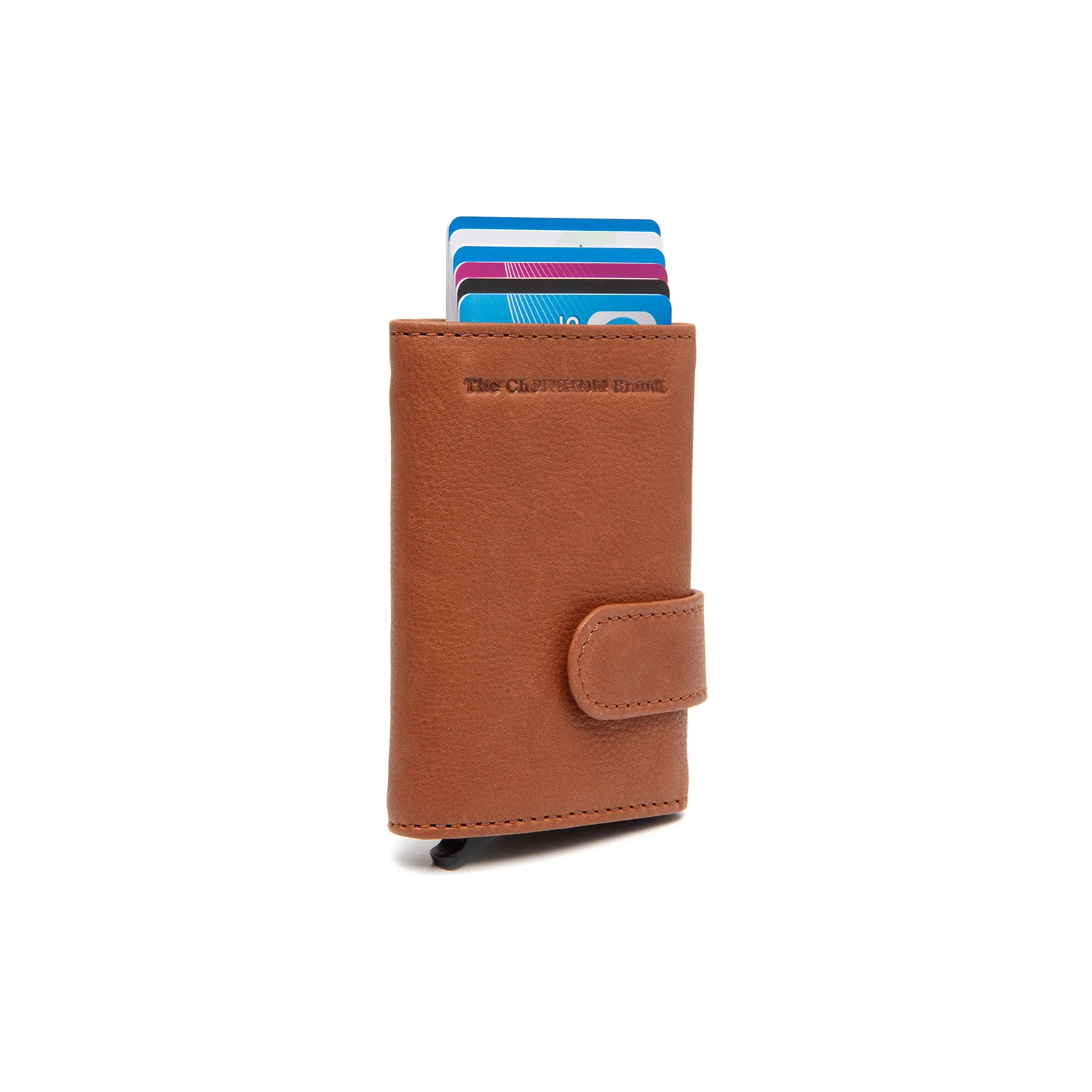 Leather Card Holder Cognac Iriona