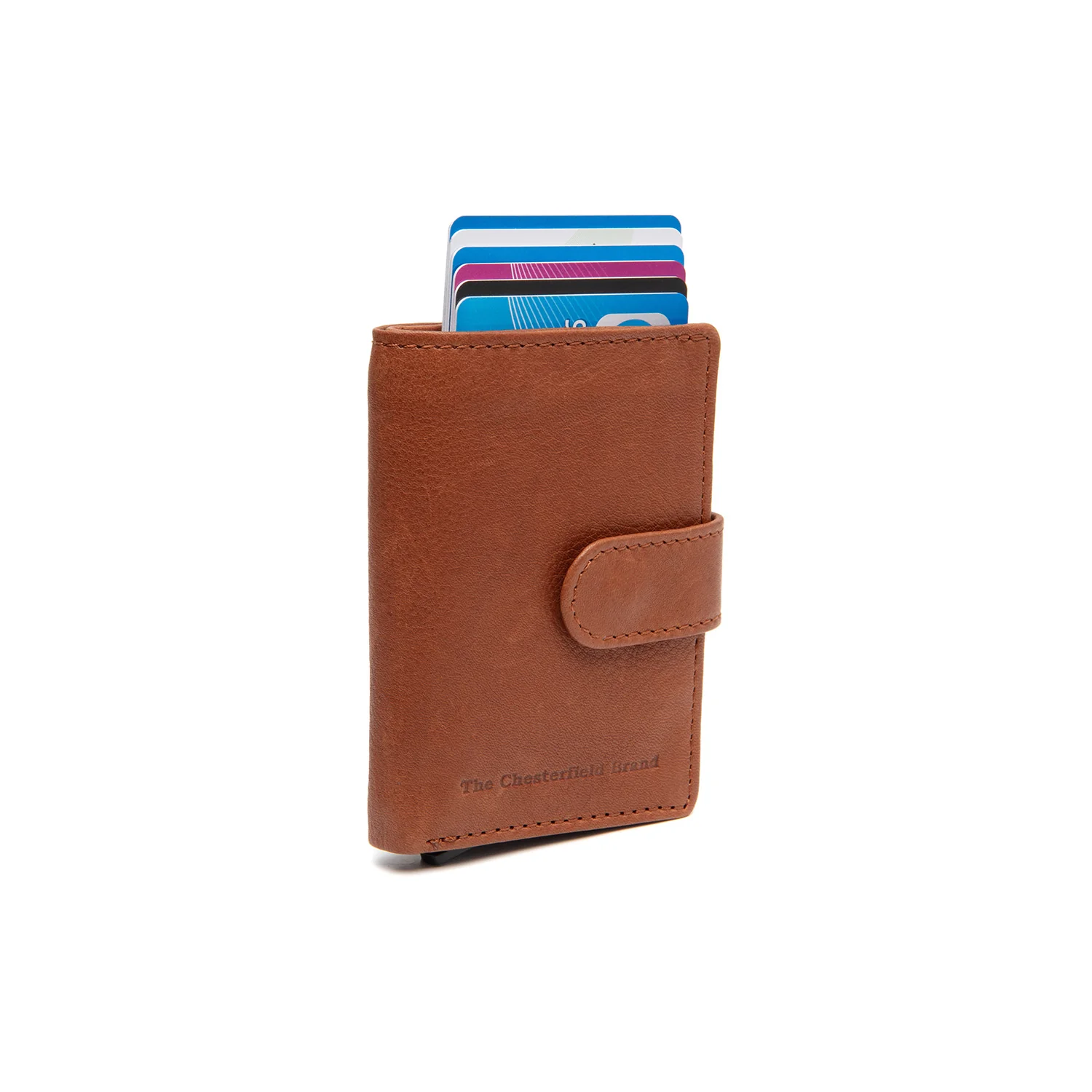 Leather Card Holder Cognac Kaunas