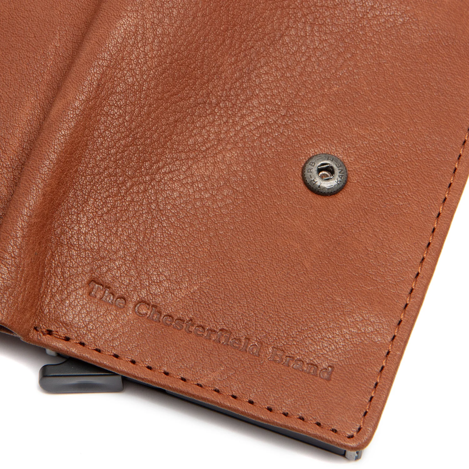 Leather Card Holder Cognac Kaunas - Image 4