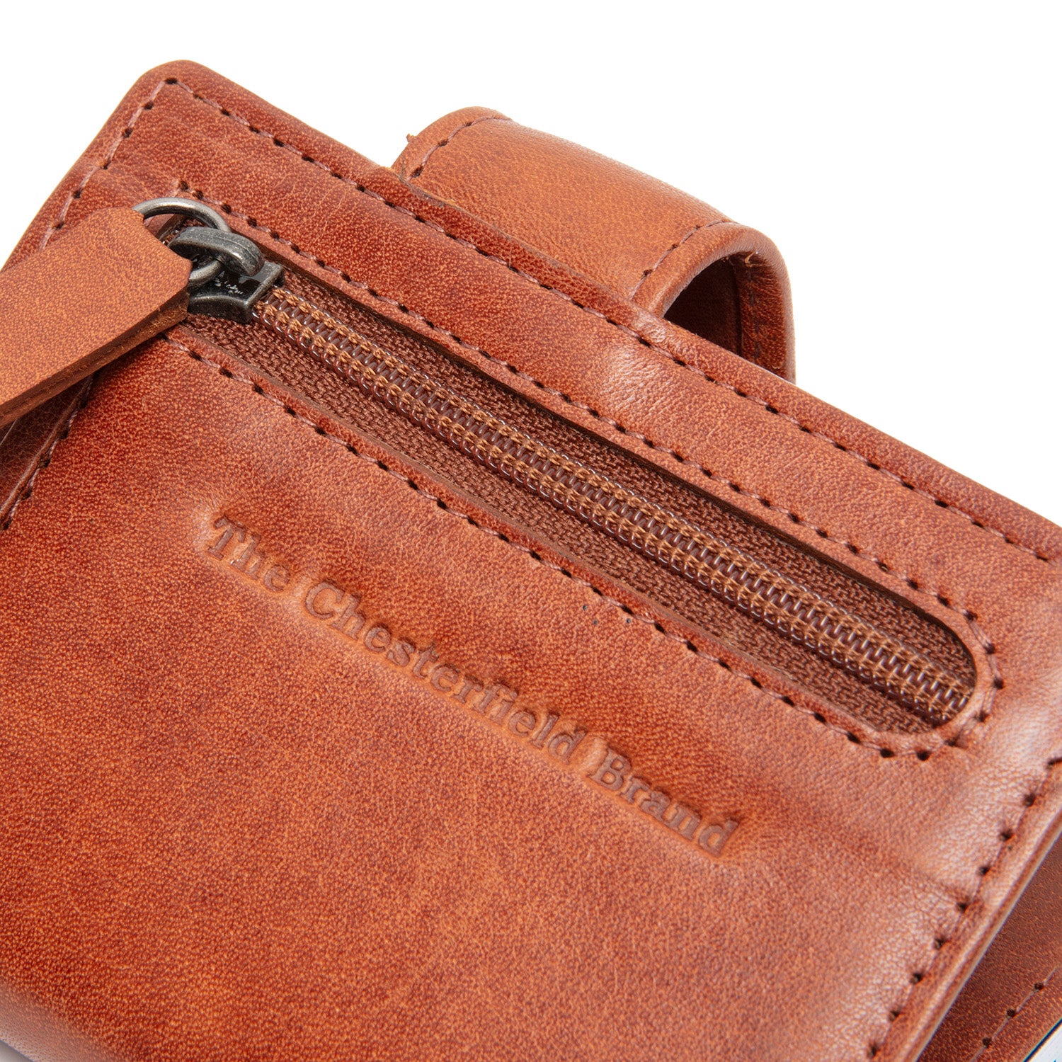 Leather Card Holder Cognac Larino - Image 6