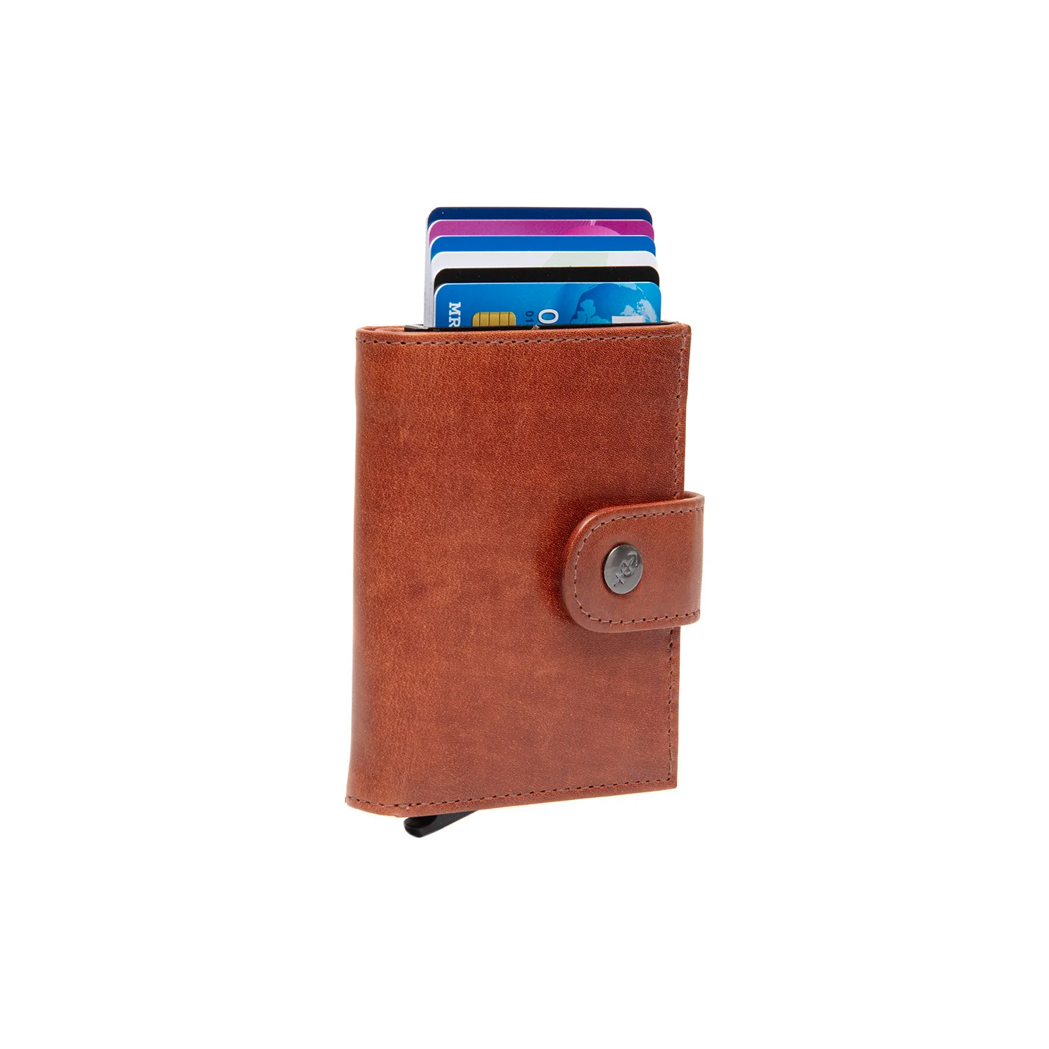 Leather Card Holder Cognac Lesina