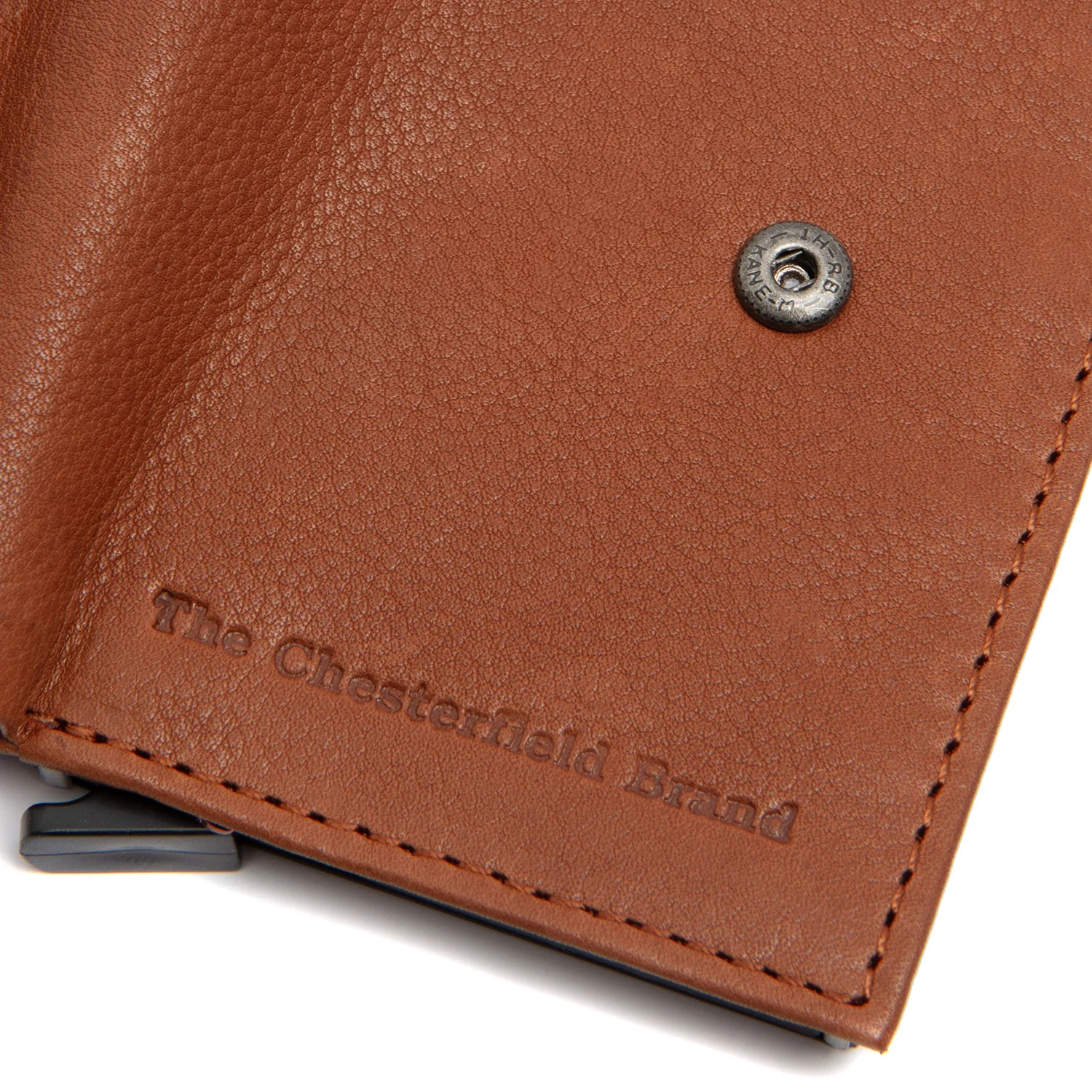 Leather Card Holder Cognac Torola - Image 4