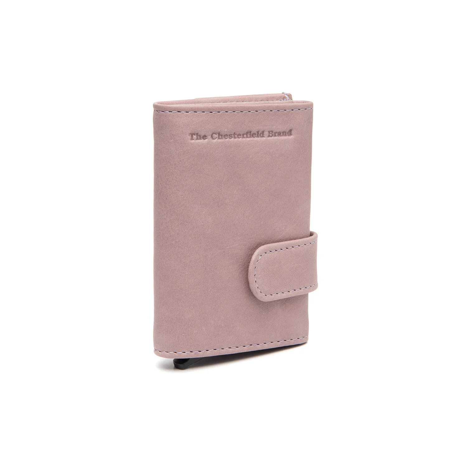 Leather Card Holder Lavender Lilac Iriona - Image 5