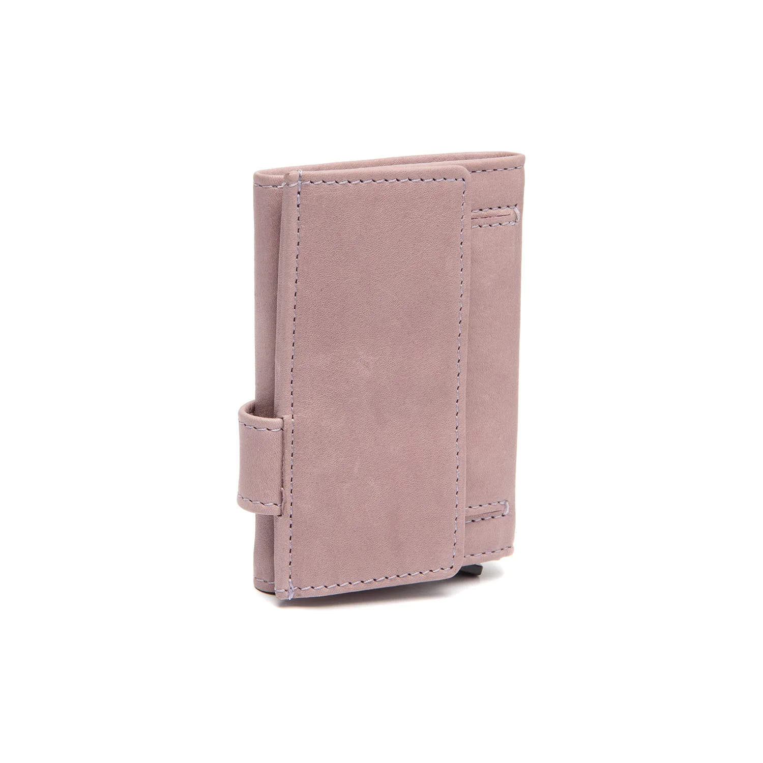 Leather Card Holder Lavender Lilac Iriona - Image 6