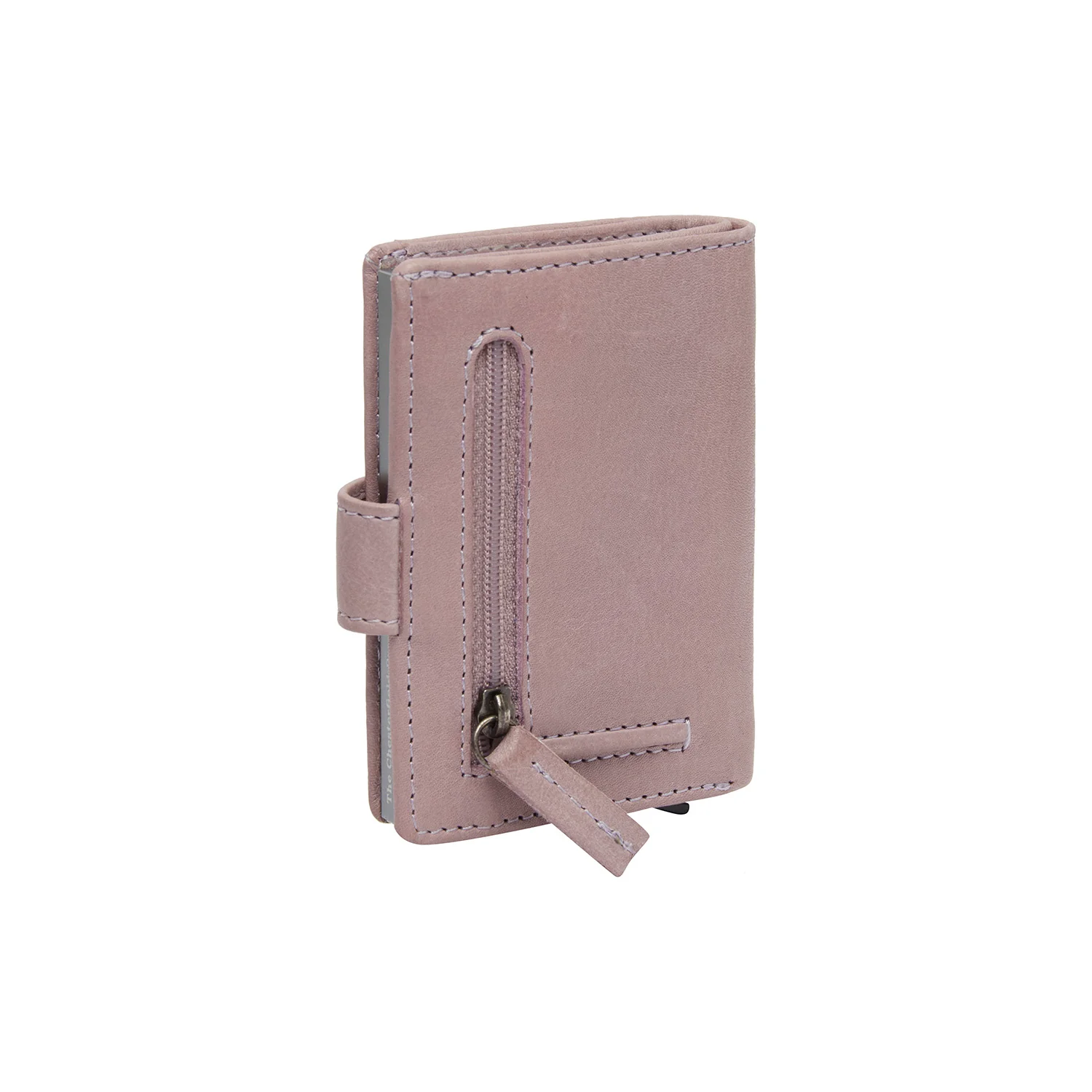 Leather Card Holder Lavender Lilac Kaunas - Image 7
