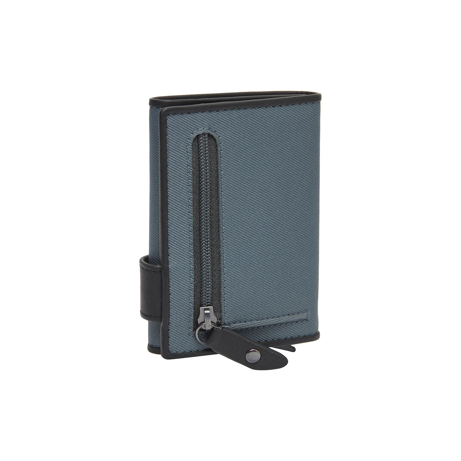Leather Card Holder Light Grey Delsbo - Image 6