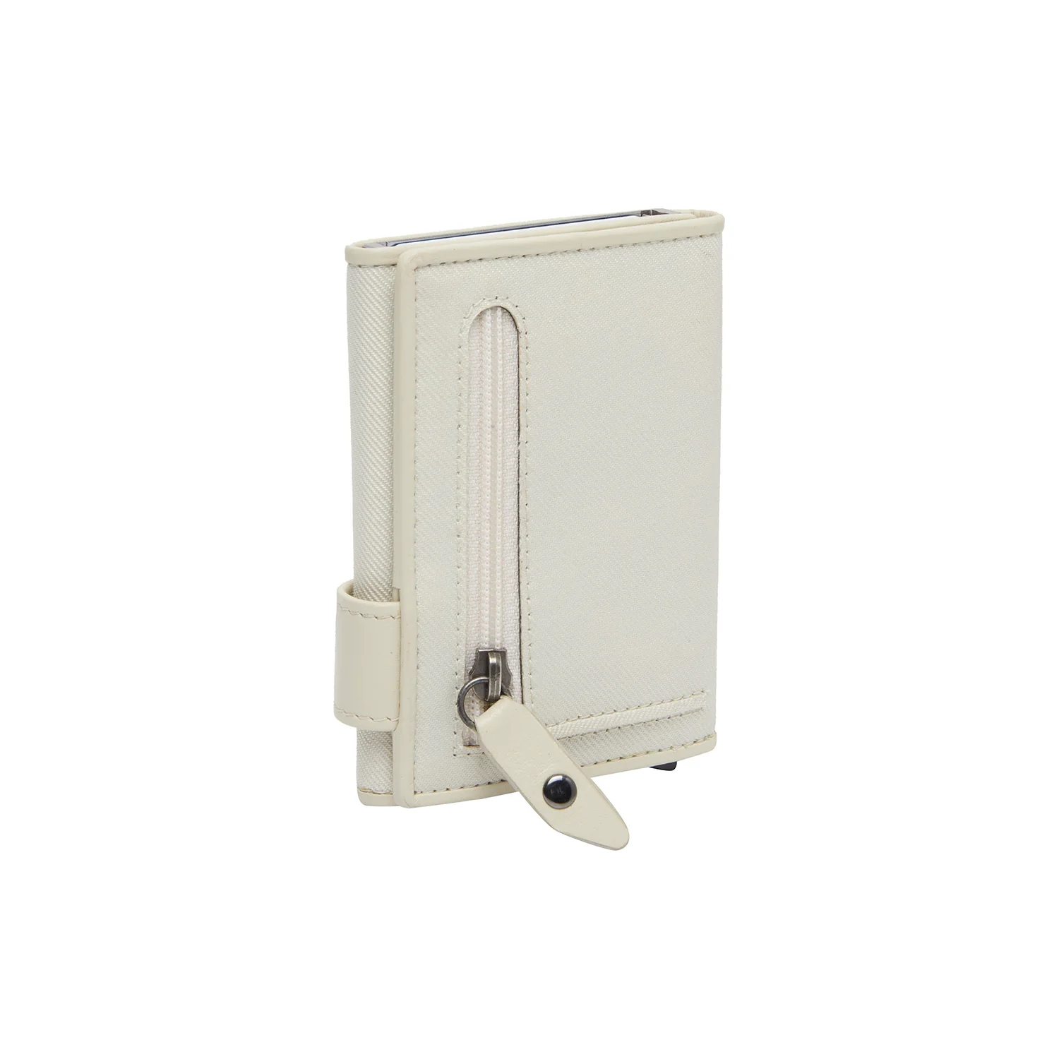 Leather Card Holder Off White Delsbo - Image 7