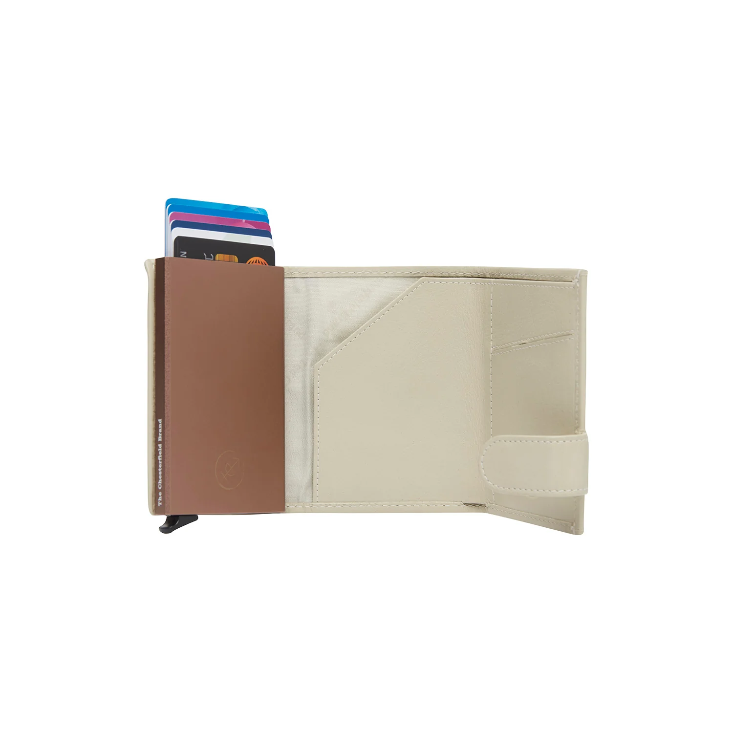 Leather Card Holder Off White Sabana - Image 4