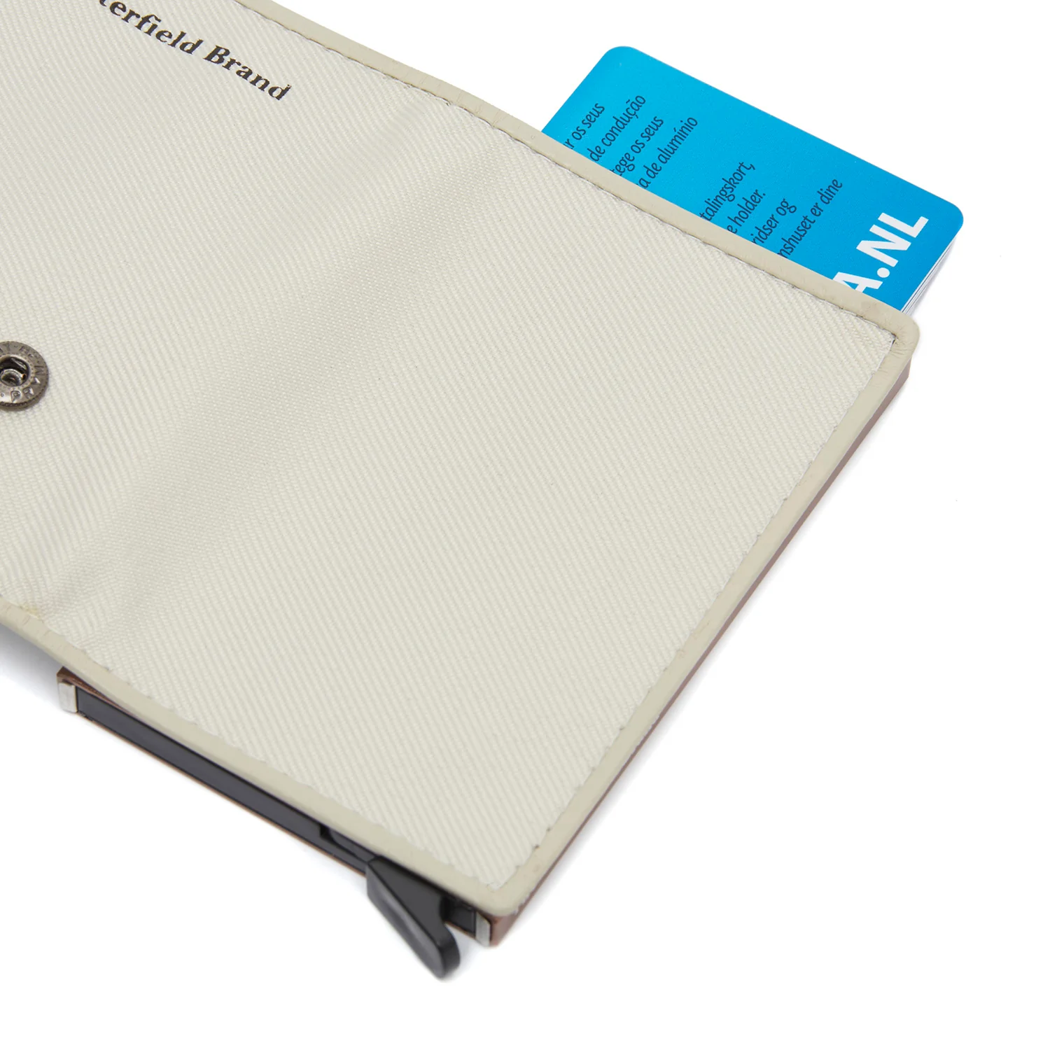Leather Card Holder Off White Sabana - Image 6