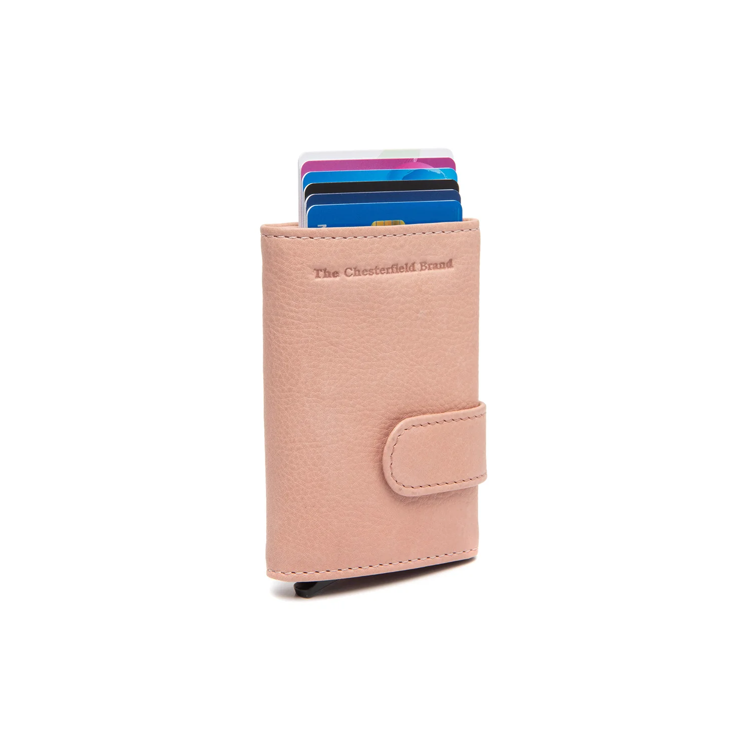 Leather Card Holder Vintage Rose Iriona