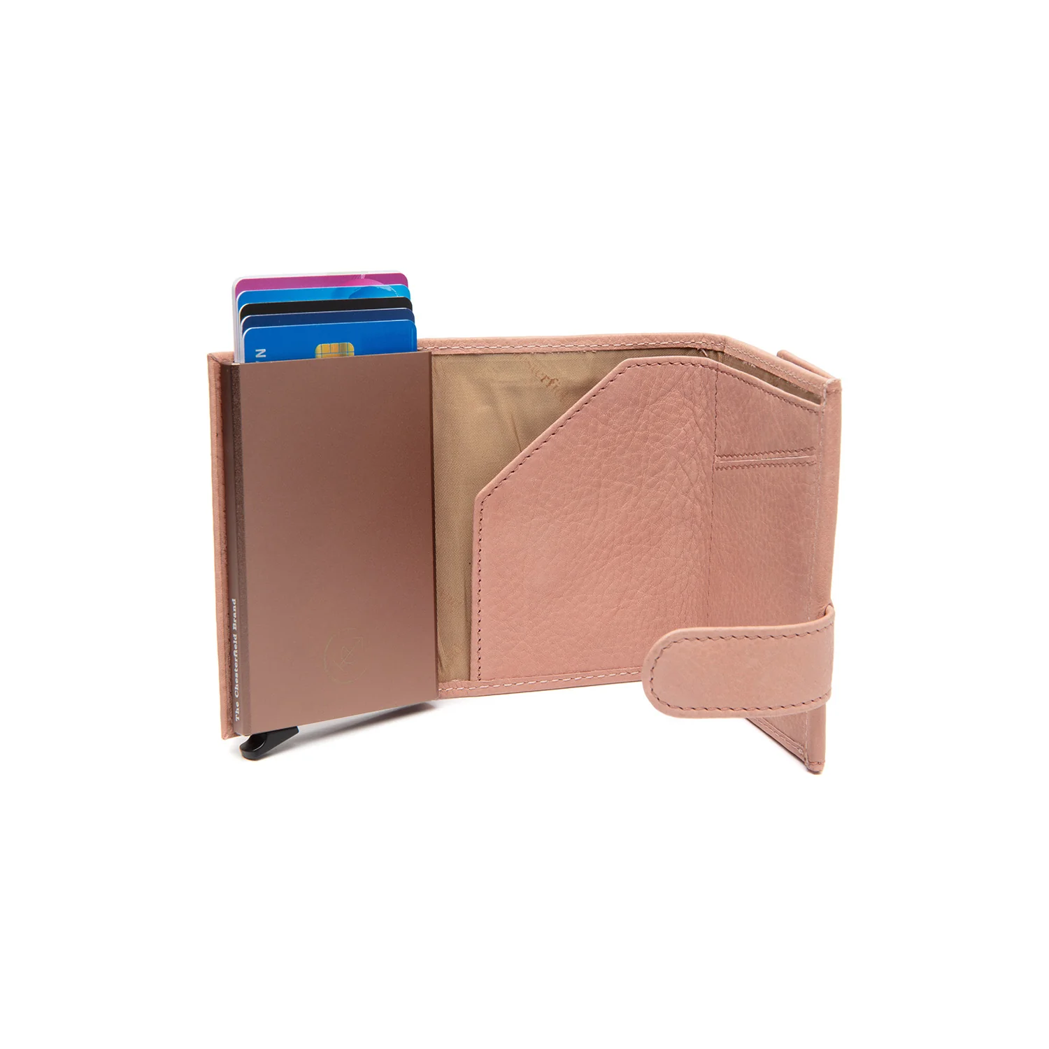 Leather Card Holder Vintage Rose Iriona - Image 2