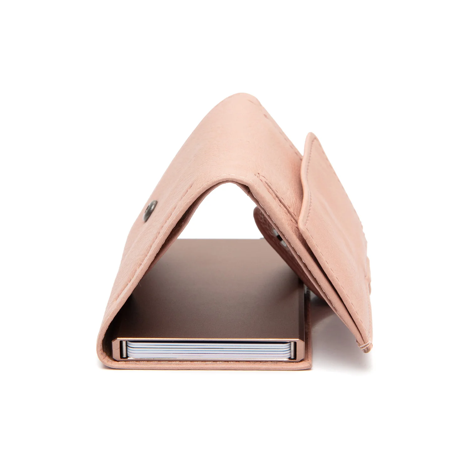 Leather Card Holder Vintage Rose Iriona - Image 3