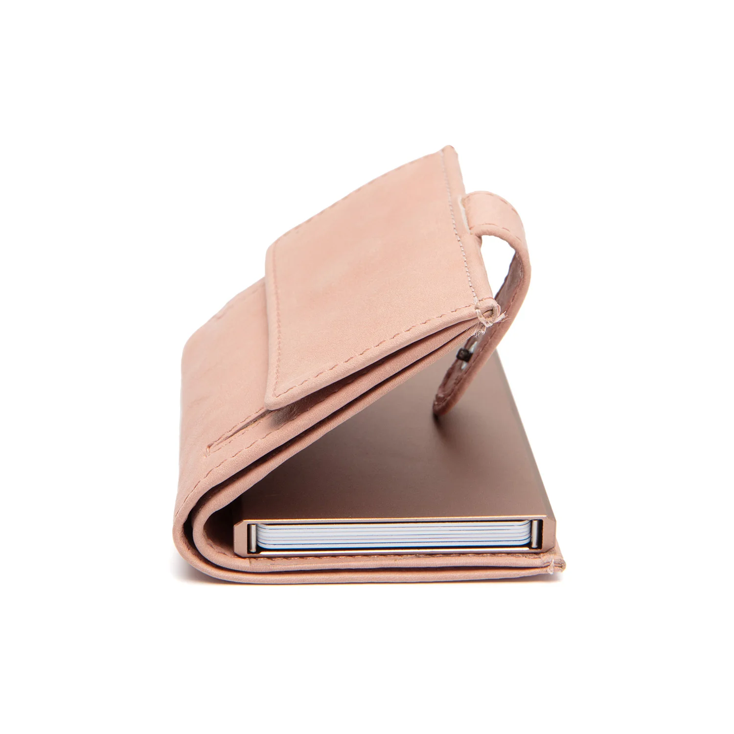 Leather Card Holder Vintage Rose Torola - Image 4