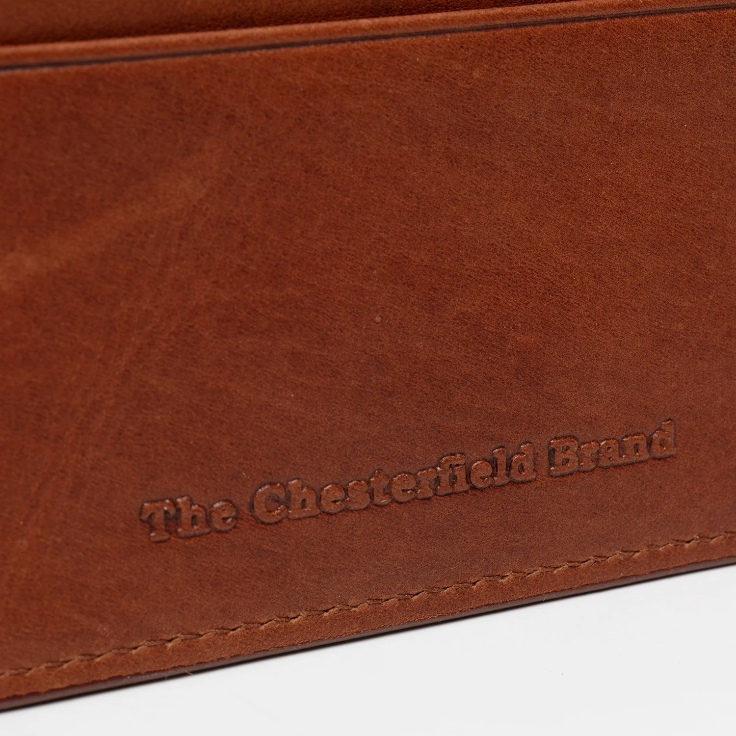 Leather Card Wallet Cognac - Image 6