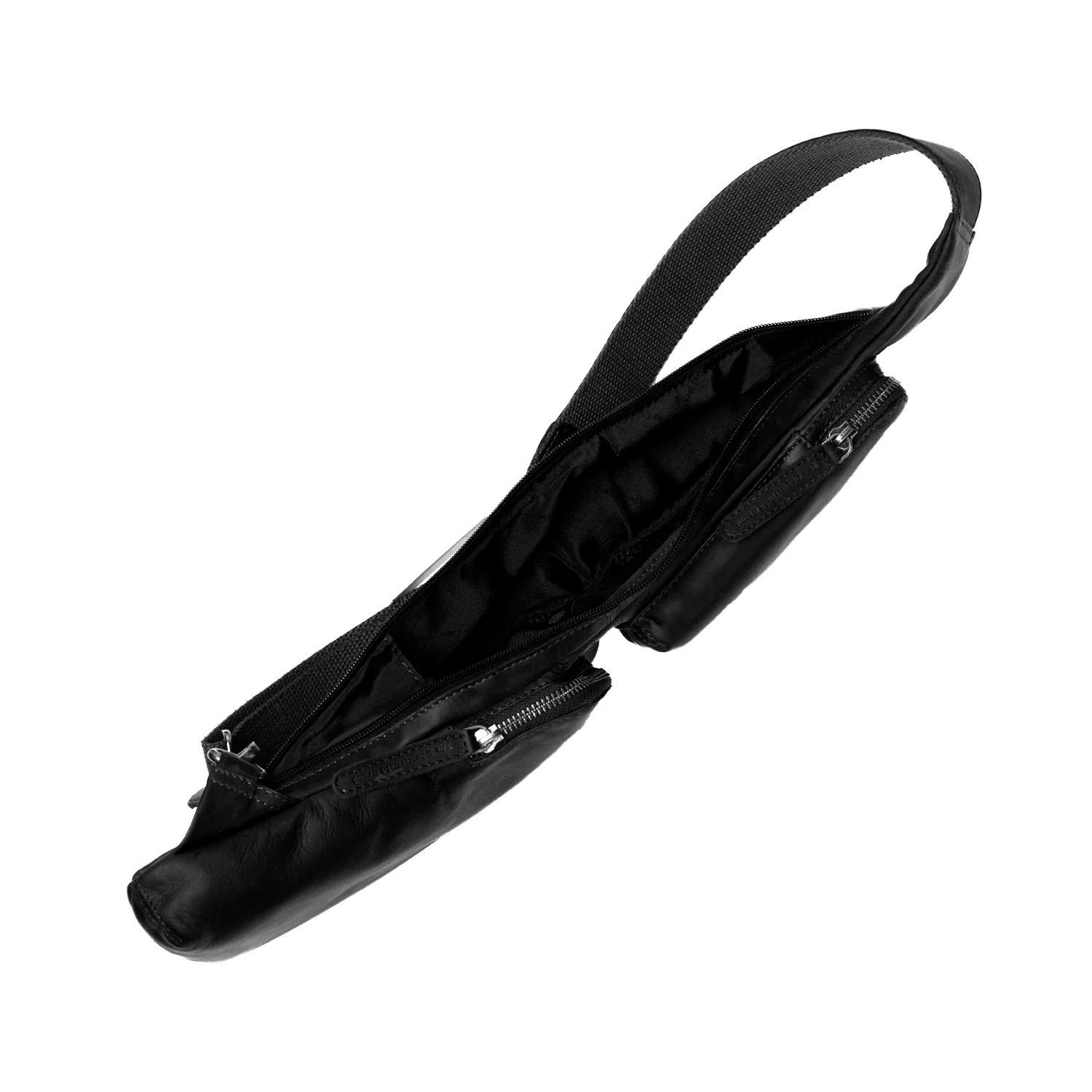 Leather Sling Bag Black Logan - Image 6