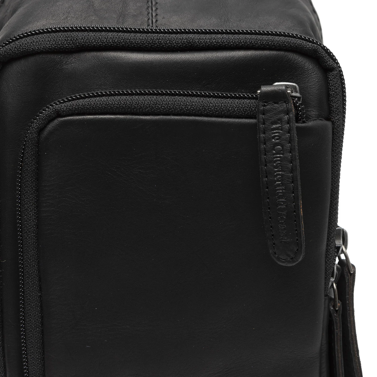 Leather Sling Bag Black Riga - Image 4