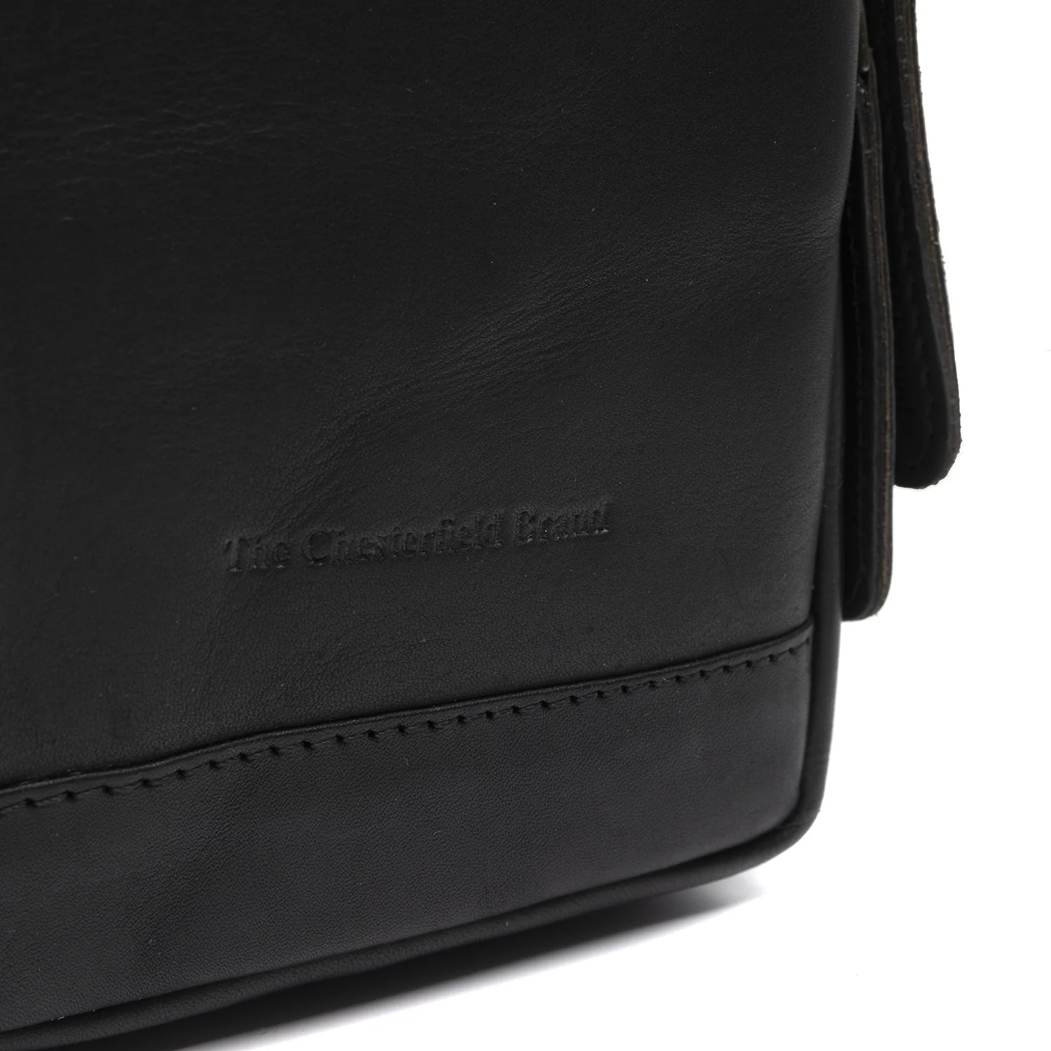 Leather Sling Bag Black Riga - Image 5