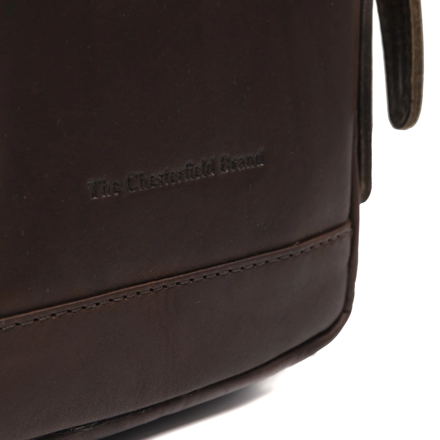 Leather Sling Bag Brown Riga - Image 5