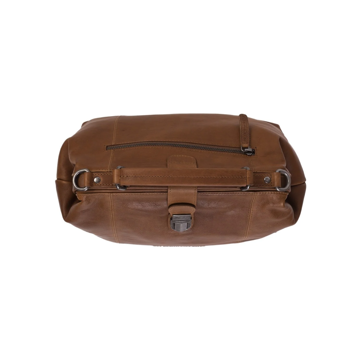 Leather Handbag Cognac Shaun - Image 6