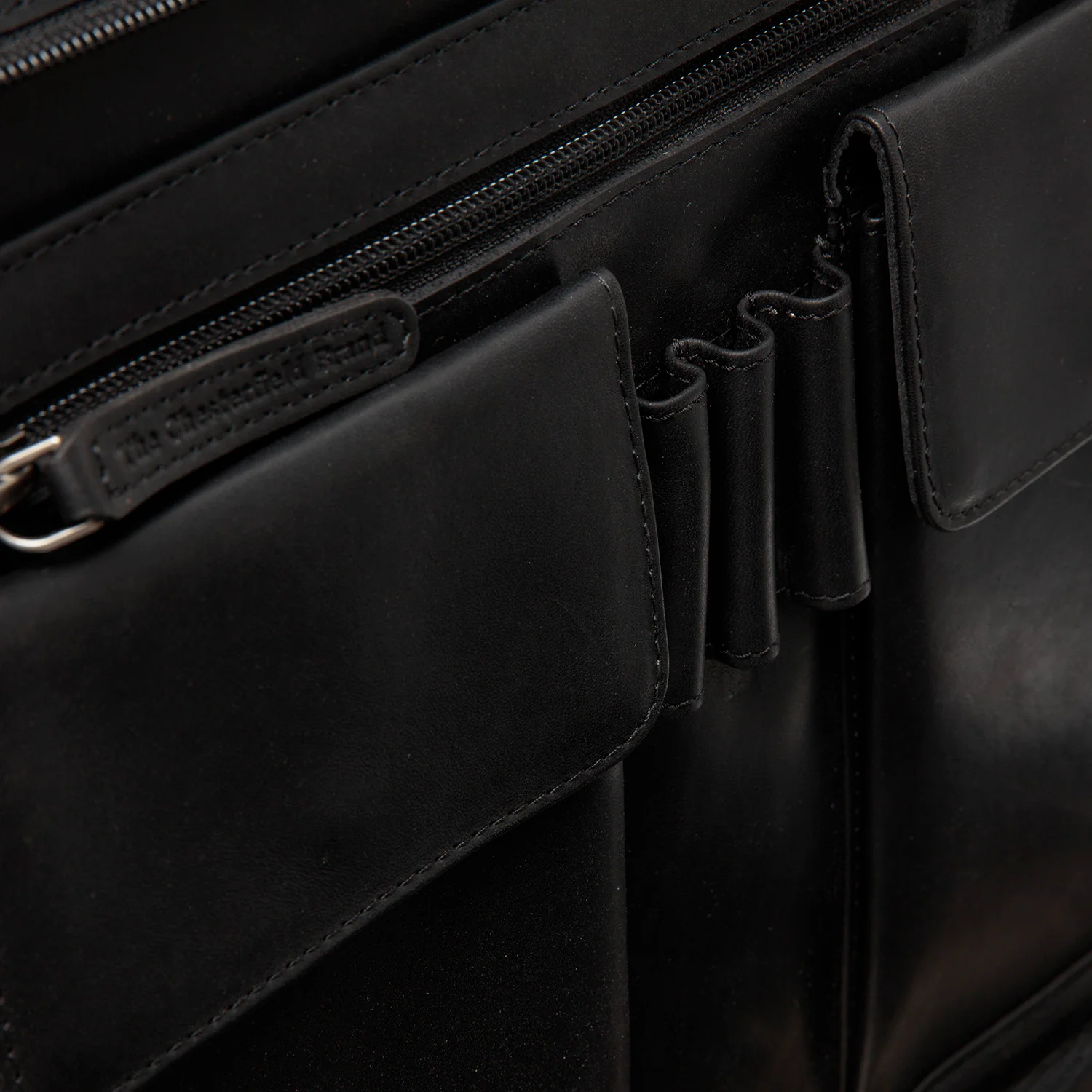 Leather Portfolio Black Moreton - Image 5