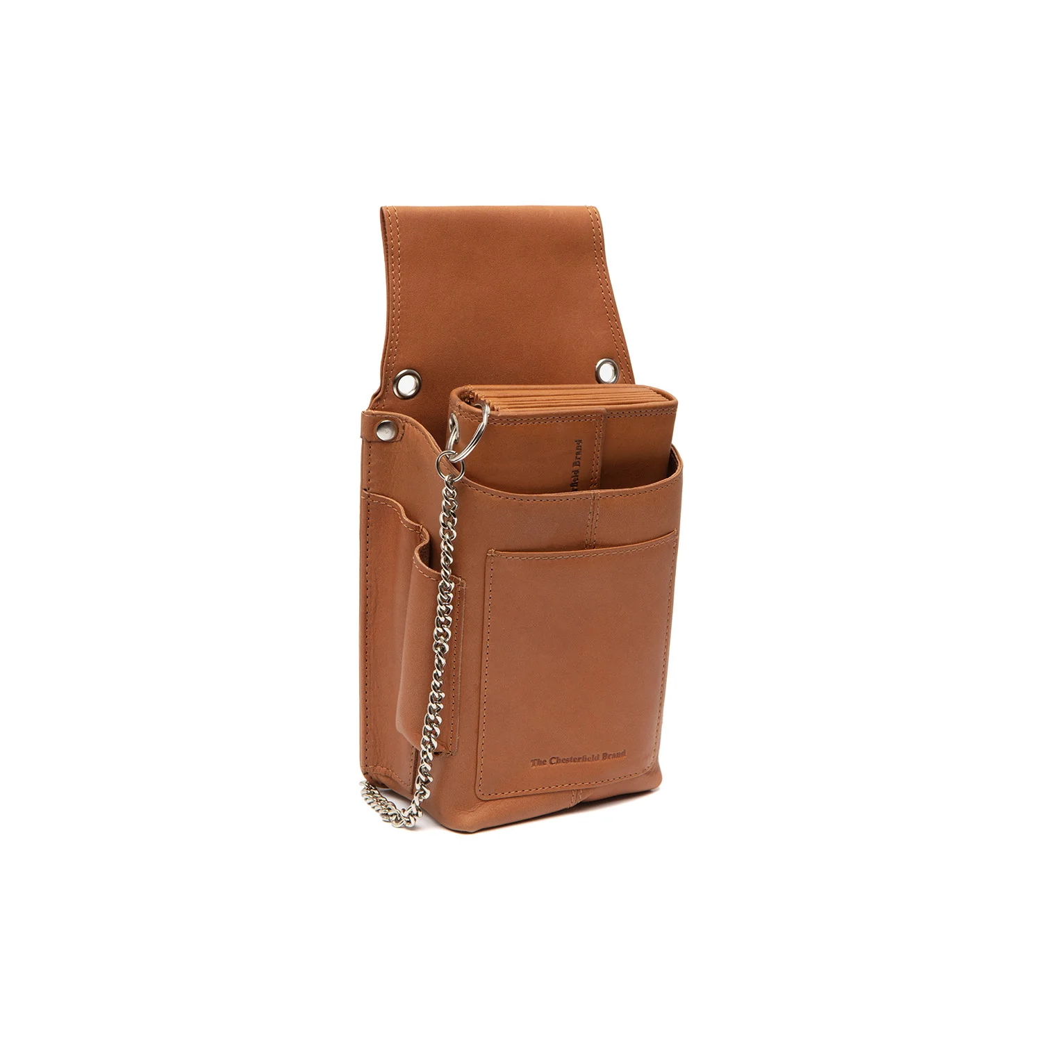 Leather Holster for Waiter Wallet Cognac Taiwan - Image 3