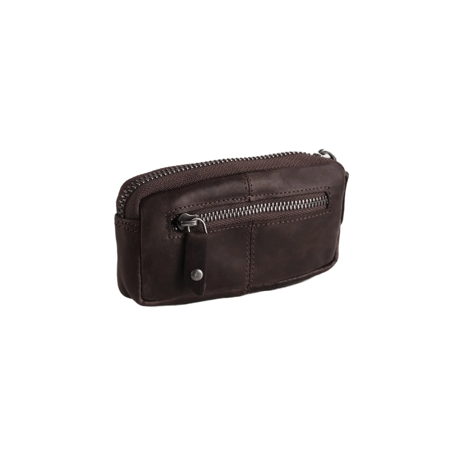 Leather Key Case Brown Corey - Image 5